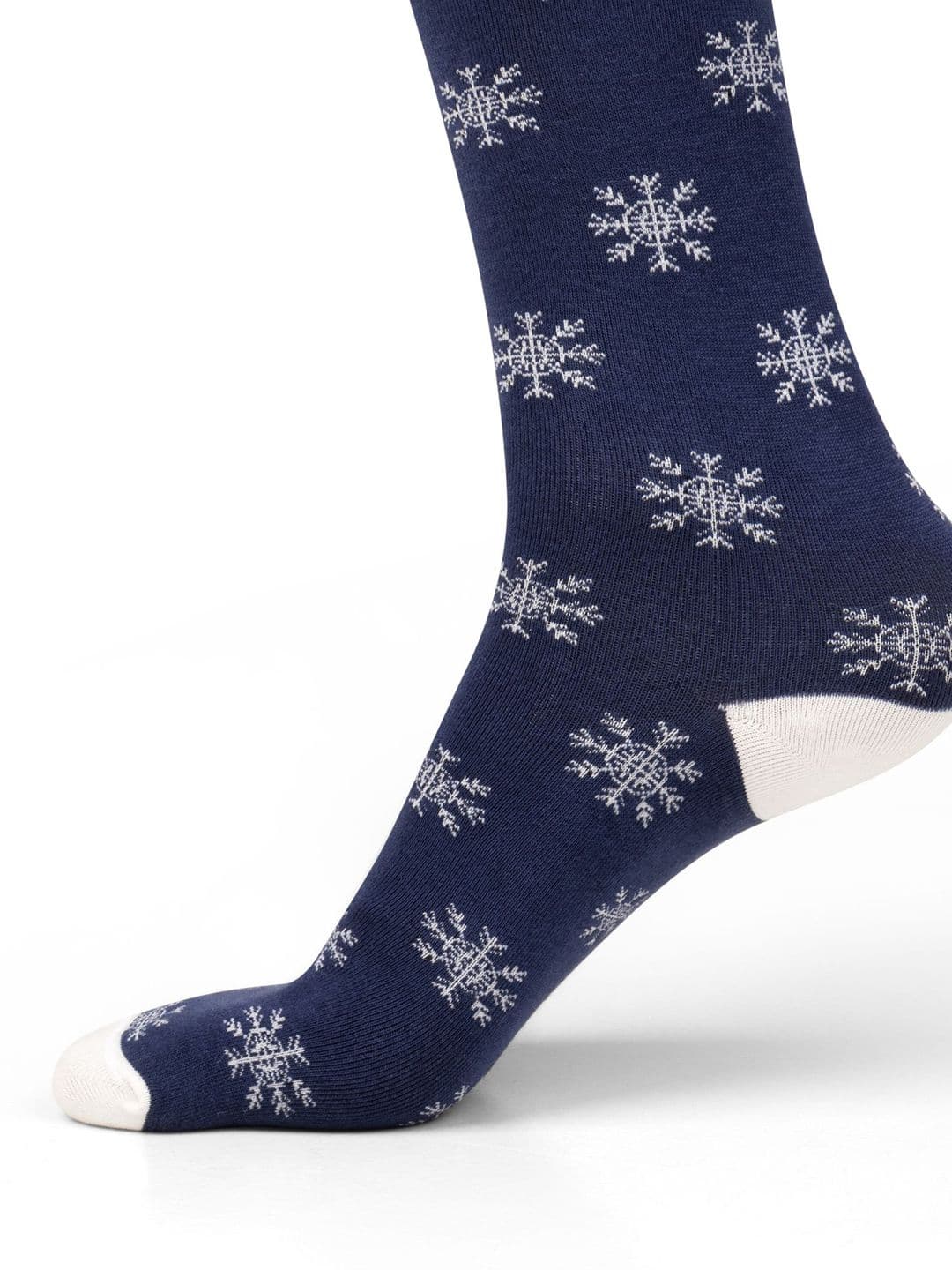 NoFoMo Snowflake Unisex Printed Crew-Length Odour-Free Socks thumbnail 3