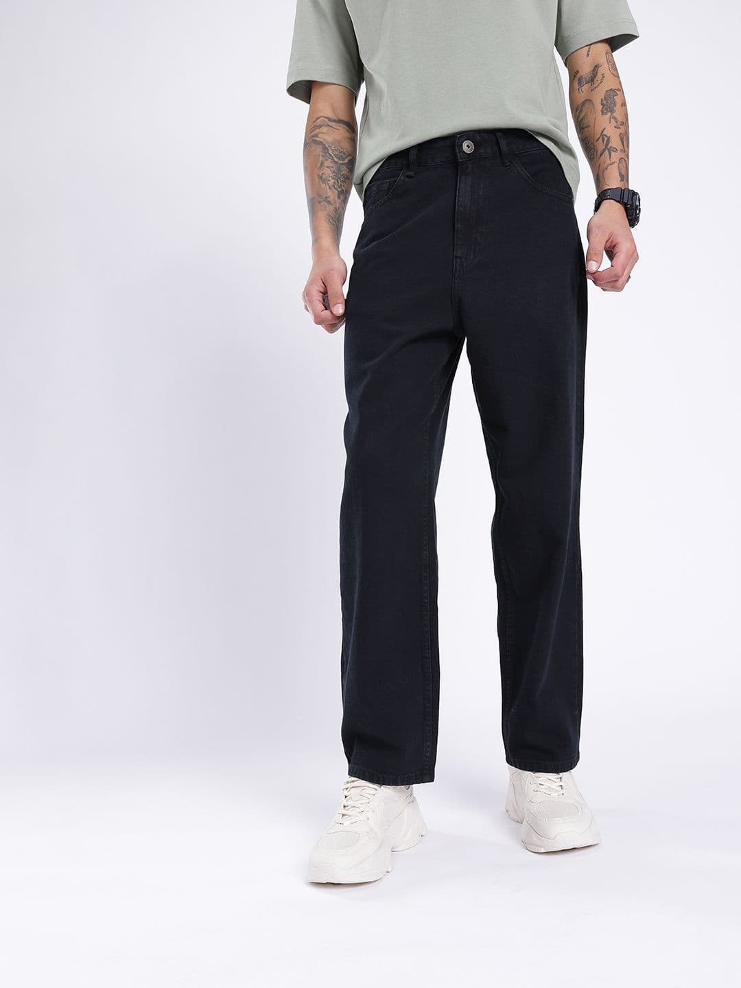 glitchez Men Skater Fit Jeans thumbnail 6