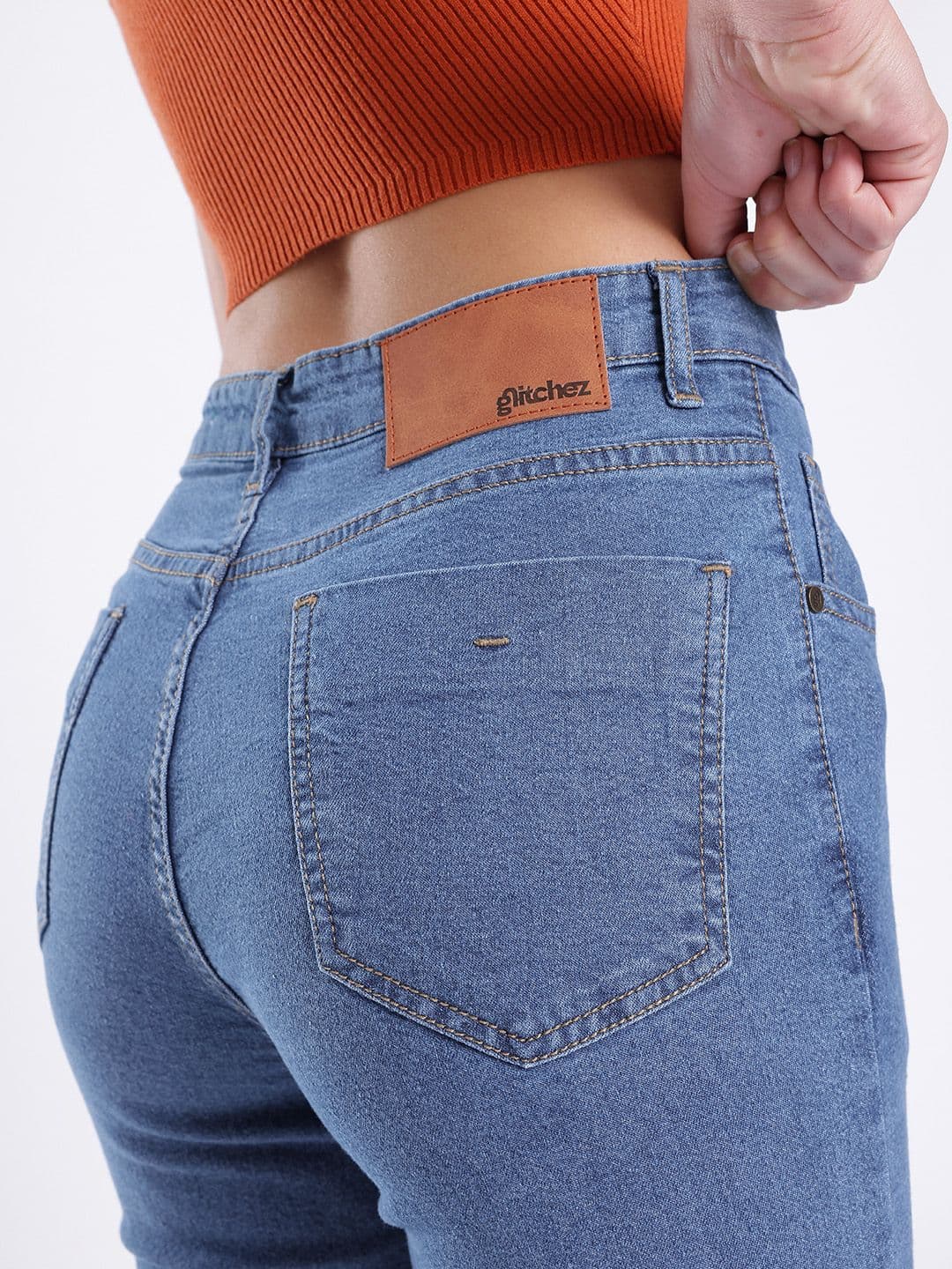 glitchez Women Modern Cool Bootcut Fit Jeans thumbnail 4