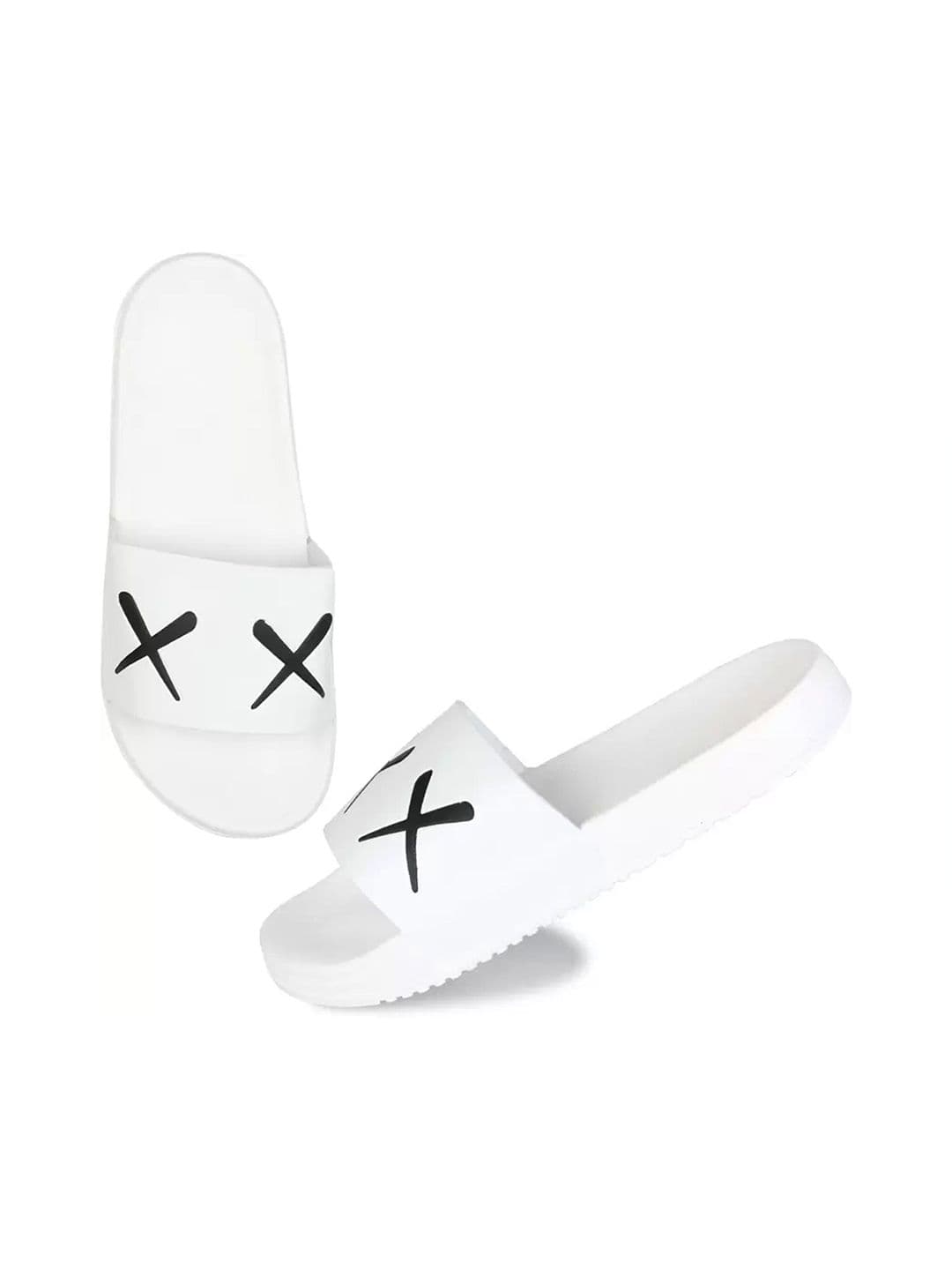 DRACKFOOT Men Printed Slider Flip Flops thumbnail 3