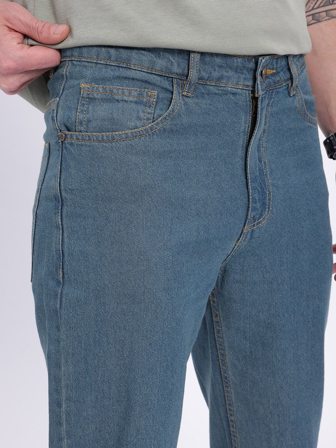 glitchez Men Regular Fit Jeans thumbnail 4