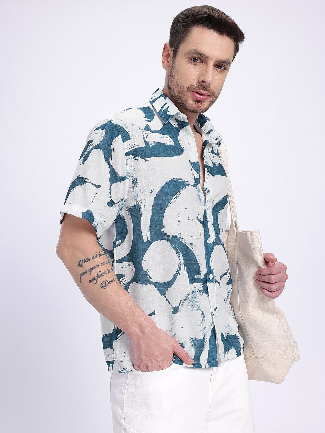 glitchez Printed Relaxed Fit Shirt - view 1