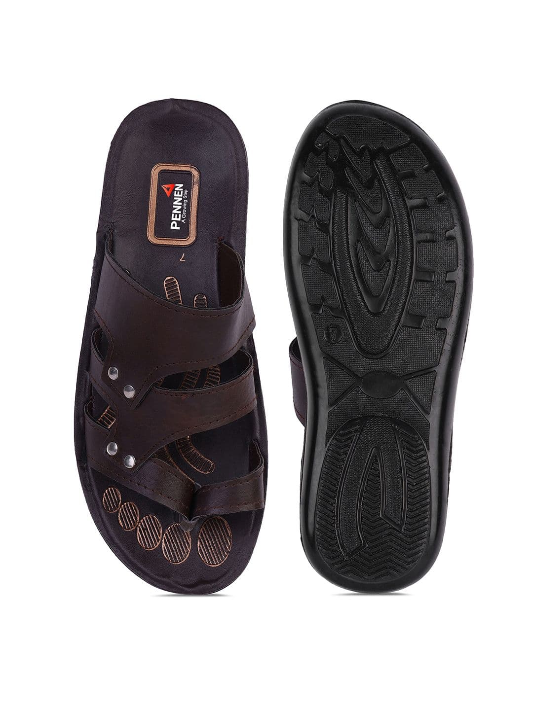 PENNEN Men Solid Fisherman Sandals thumbnail 3