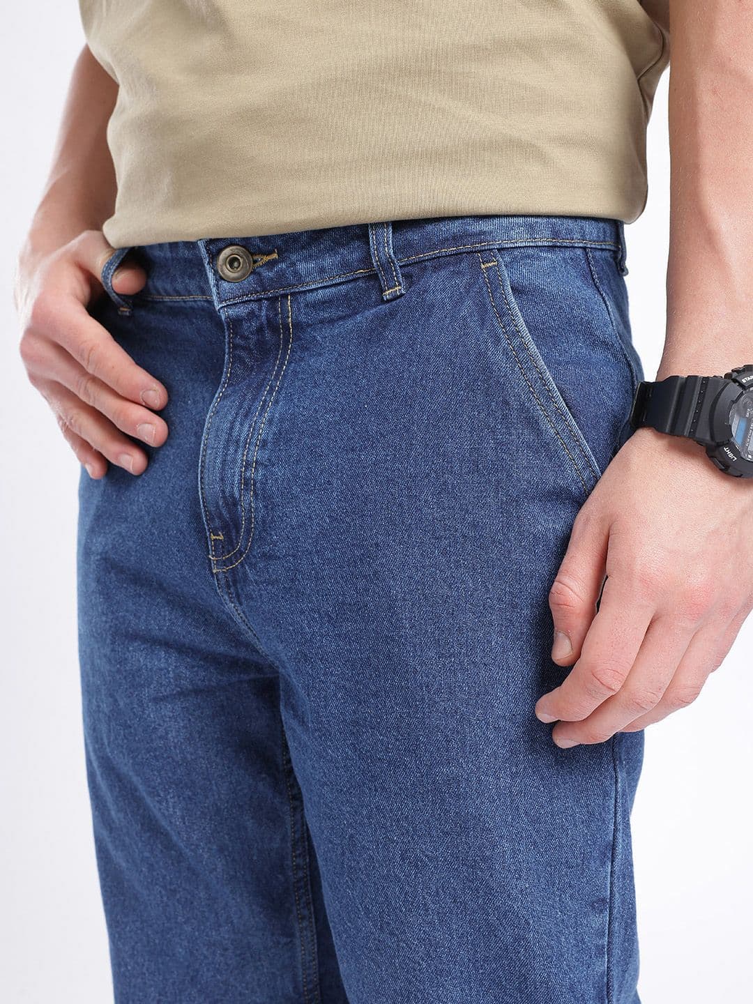 glitchez Men Straight Fit Jeans thumbnail 7