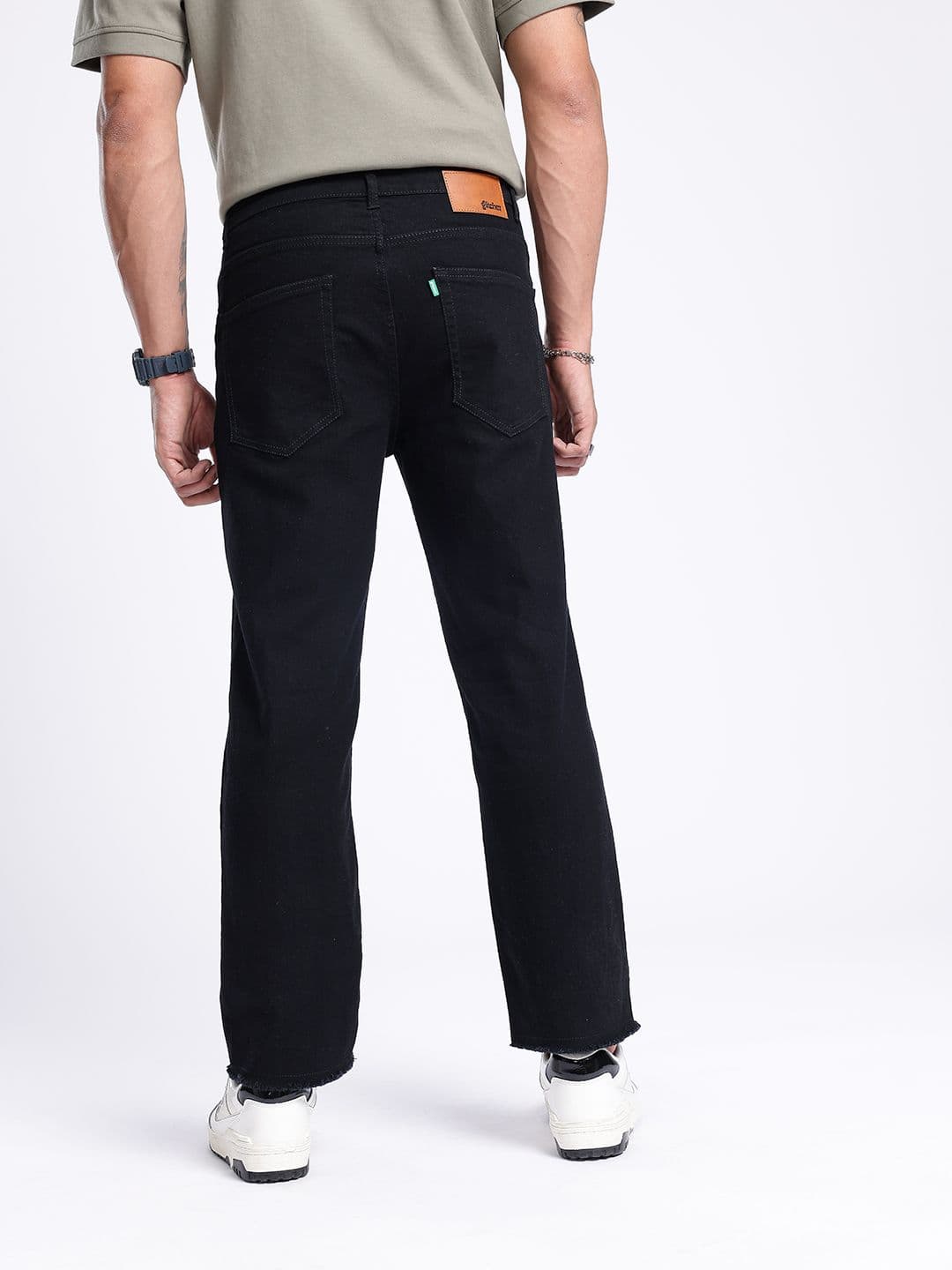 glitchez Stretchable Straight Jeans thumbnail 4