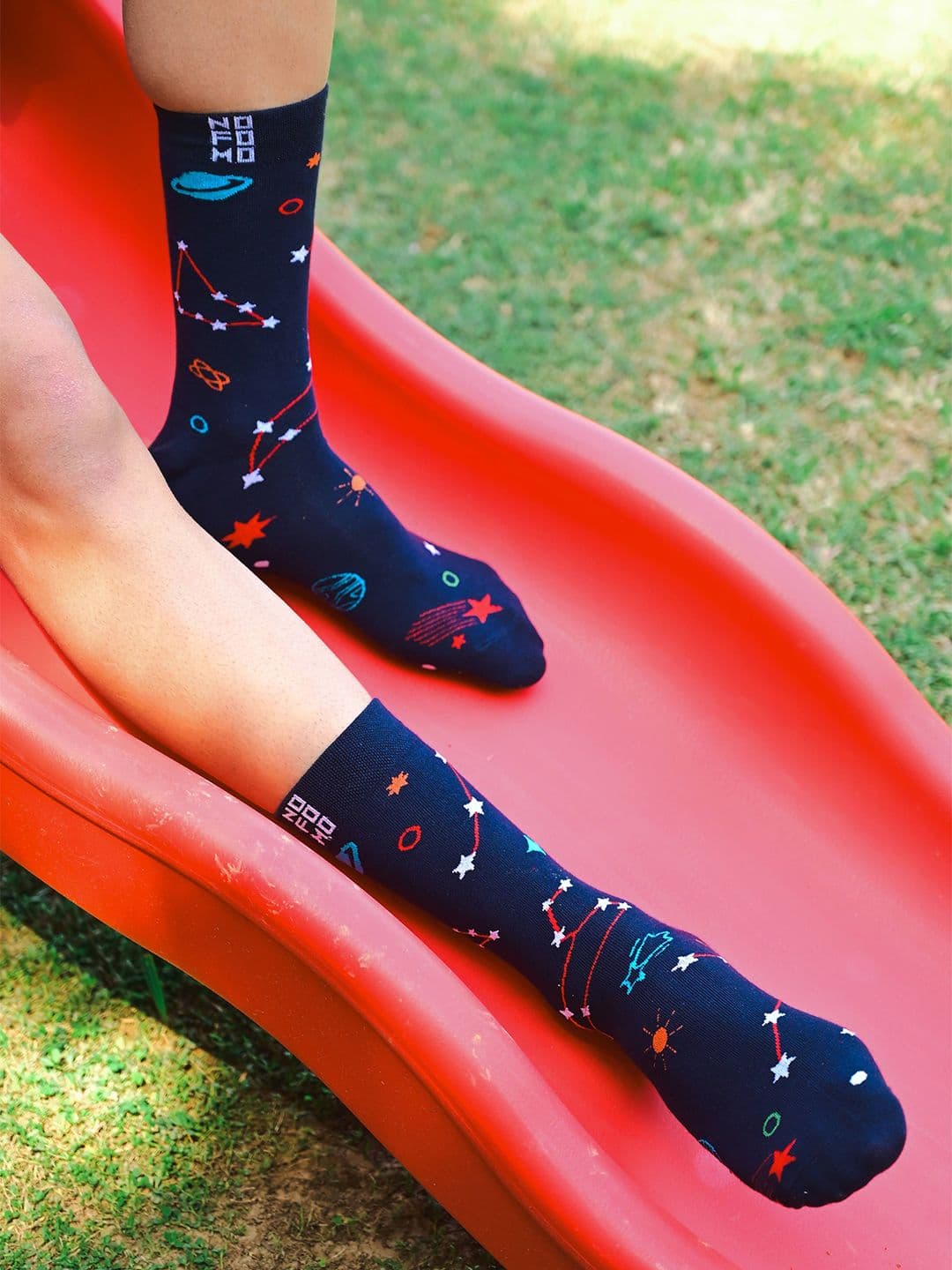 NOFOMO Printed Calf Length Socks thumbnail 3