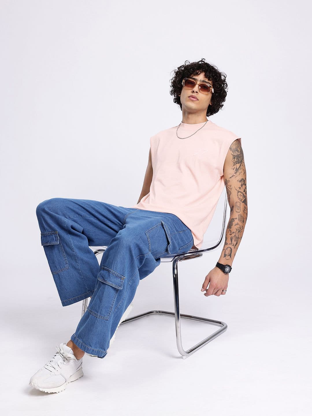 glitchez Printed Relaxed Fit T-shirt thumbnail 7