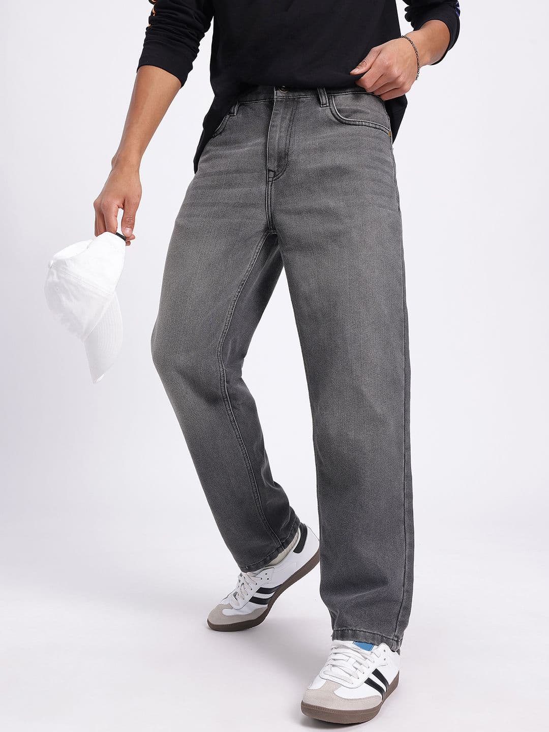 glitchez Men Straight Fit Light Fade Jeans - view 1
