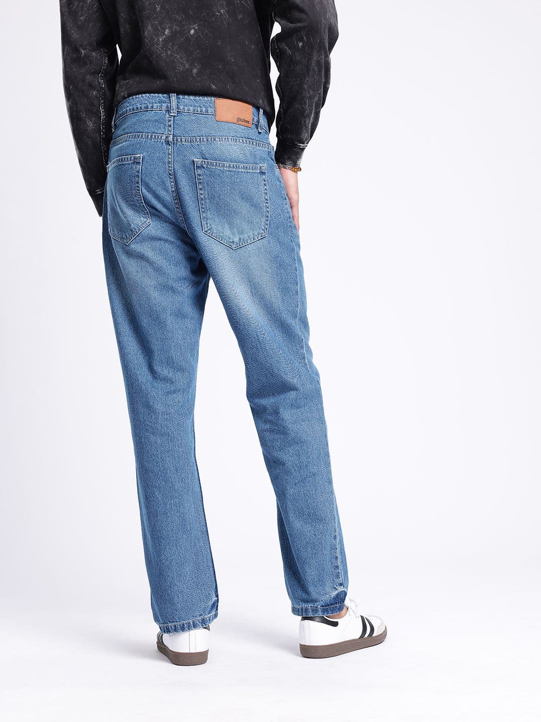 glitchez Men Straight Fit Light Fade Jeans thumbnail 6