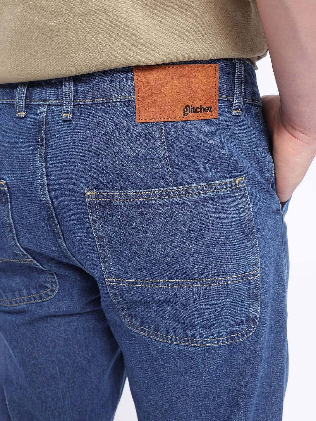 glitchez Men Straight Fit Jeans thumbnail 6