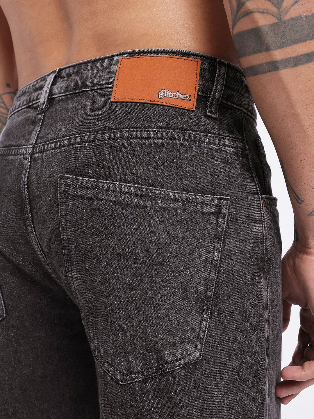 glitchez Men Straight Fit Light Fade Jeans thumbnail 6