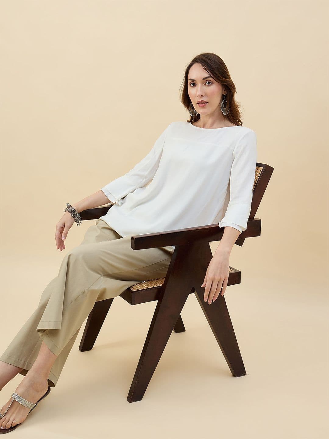 KLOSIA Women Wide Leg Palazzos thumbnail 4
