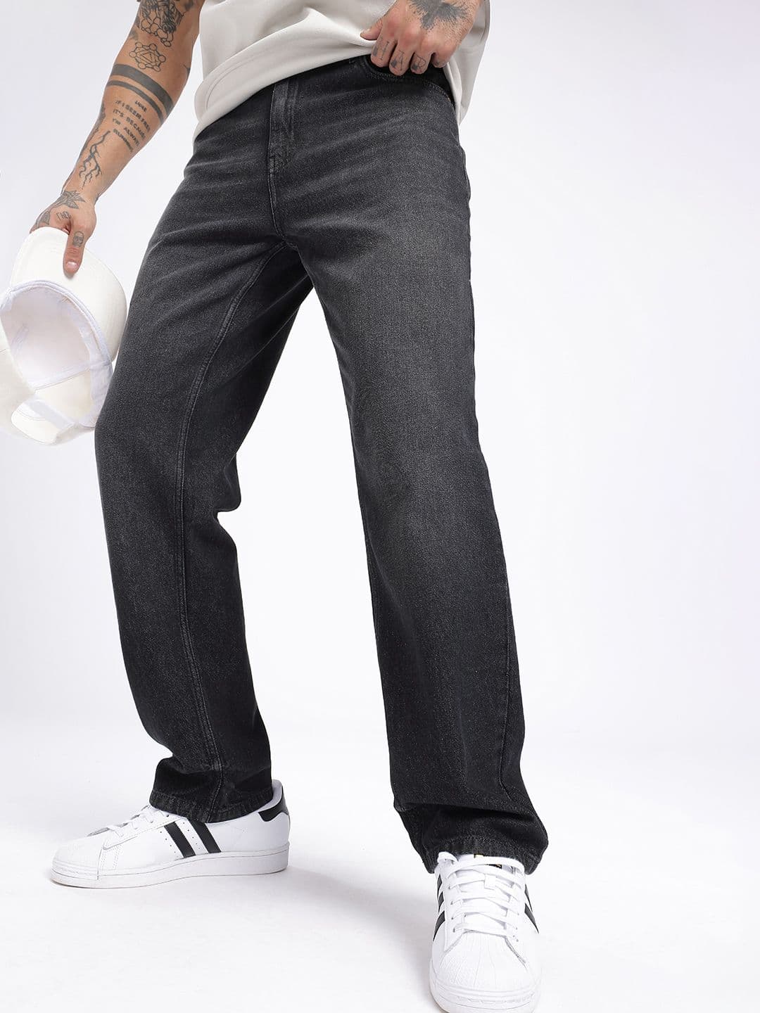 glitchez Men Straight Fit Light Fade Jeans thumbnail 5