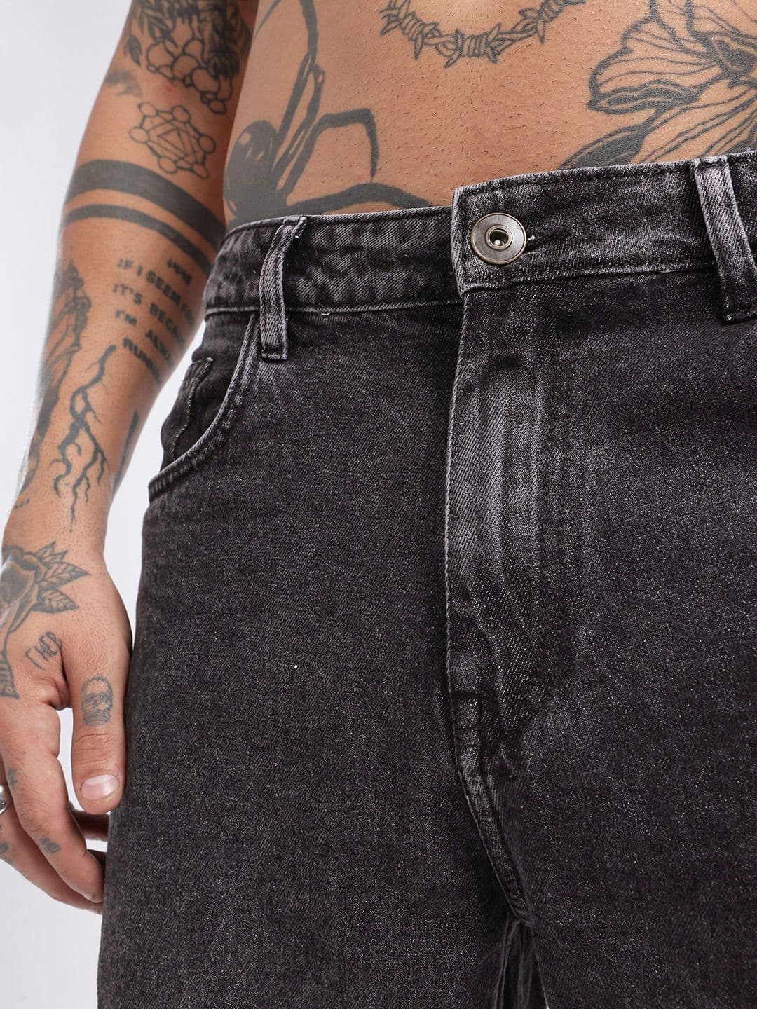 glitchez Men Straight Fit Light Fade Jeans thumbnail 7