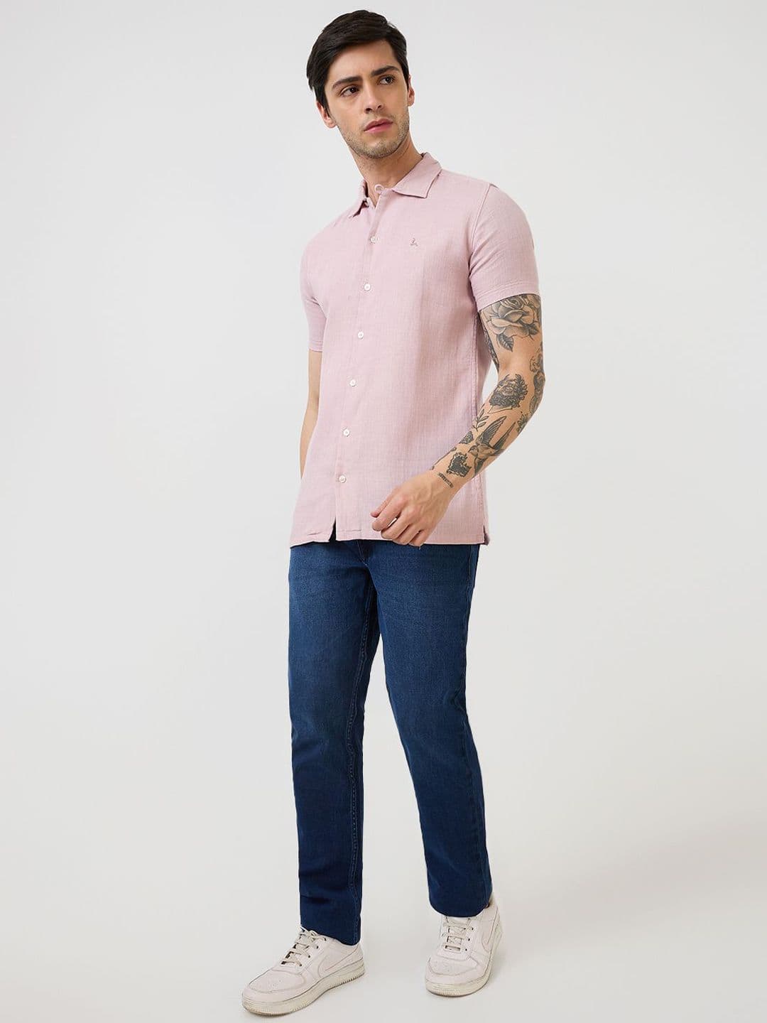 Parx Men Tapered Fit Low-Rise Light Fade Jeans thumbnail 6