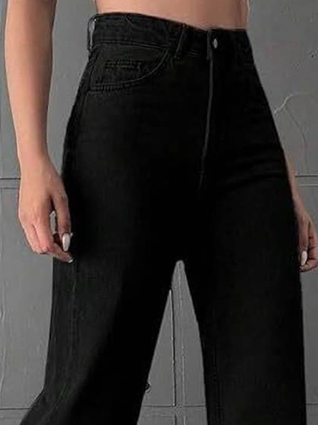 VBEAUTI Women Jean Boyfriend Fit High-Rise Stretchable Jeans thumbnail 4
