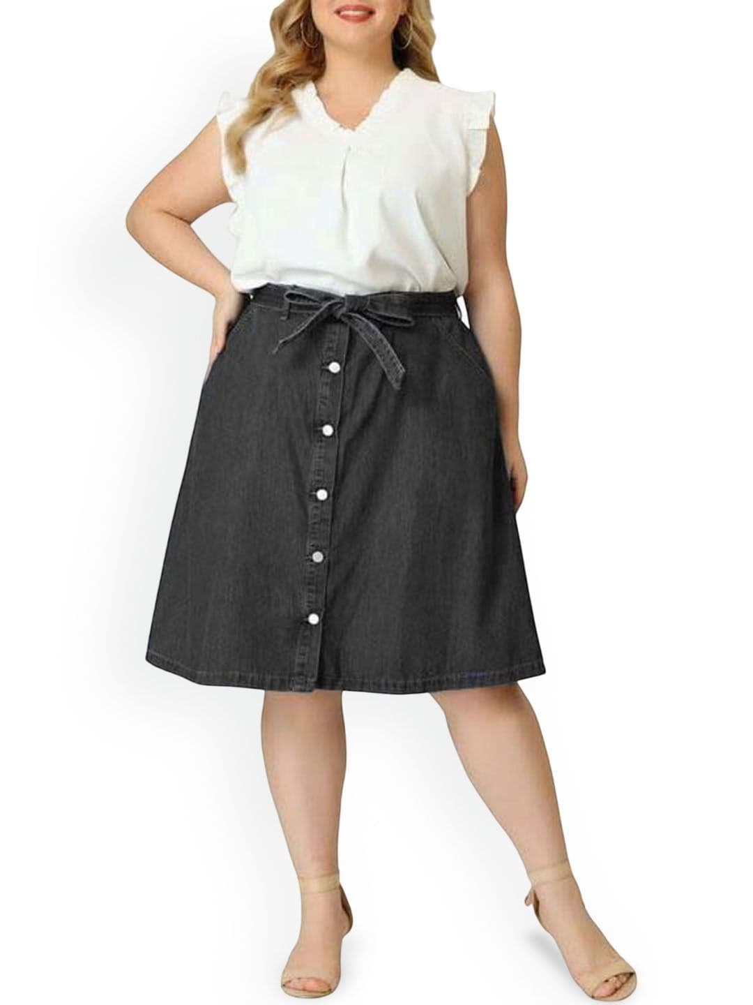 Tripursundari Fashion A-Line Midi Skirt thumbnail 4