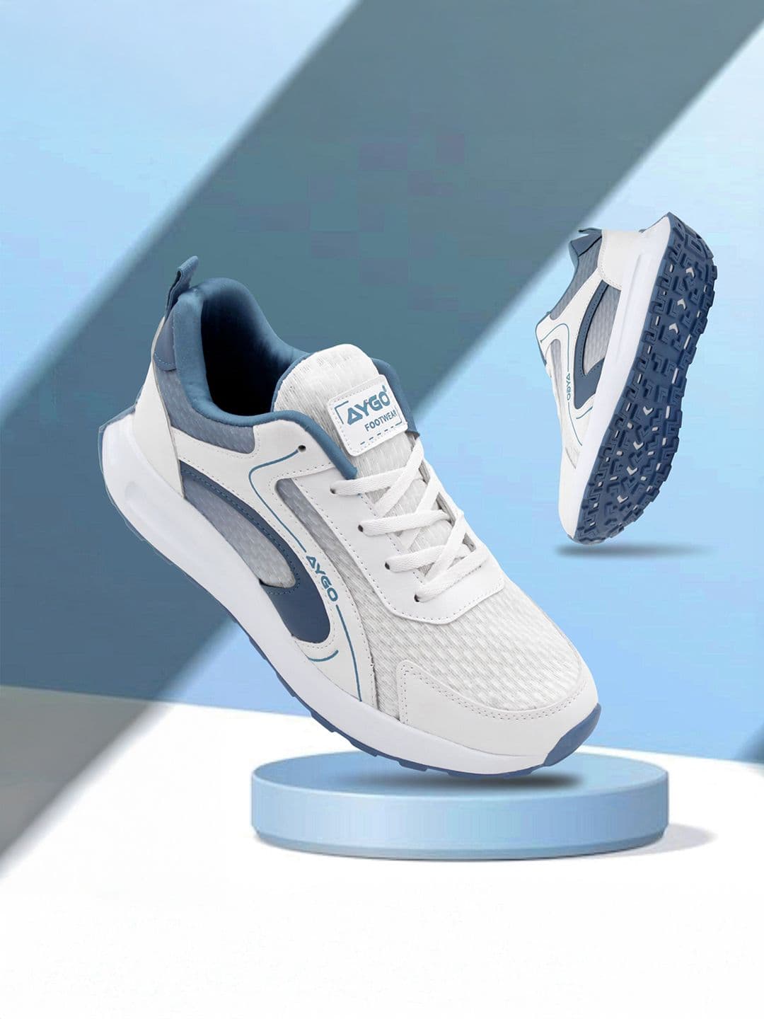 AYGO Men Mesh Running Non-Marking Shoes - view 1