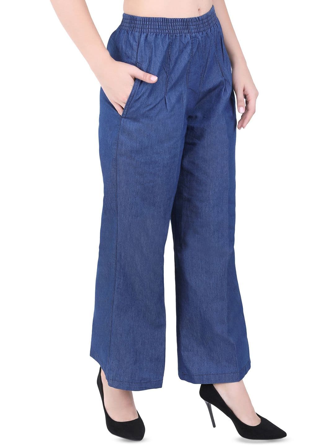 MM-21 Women Knitted Palazzos thumbnail 6