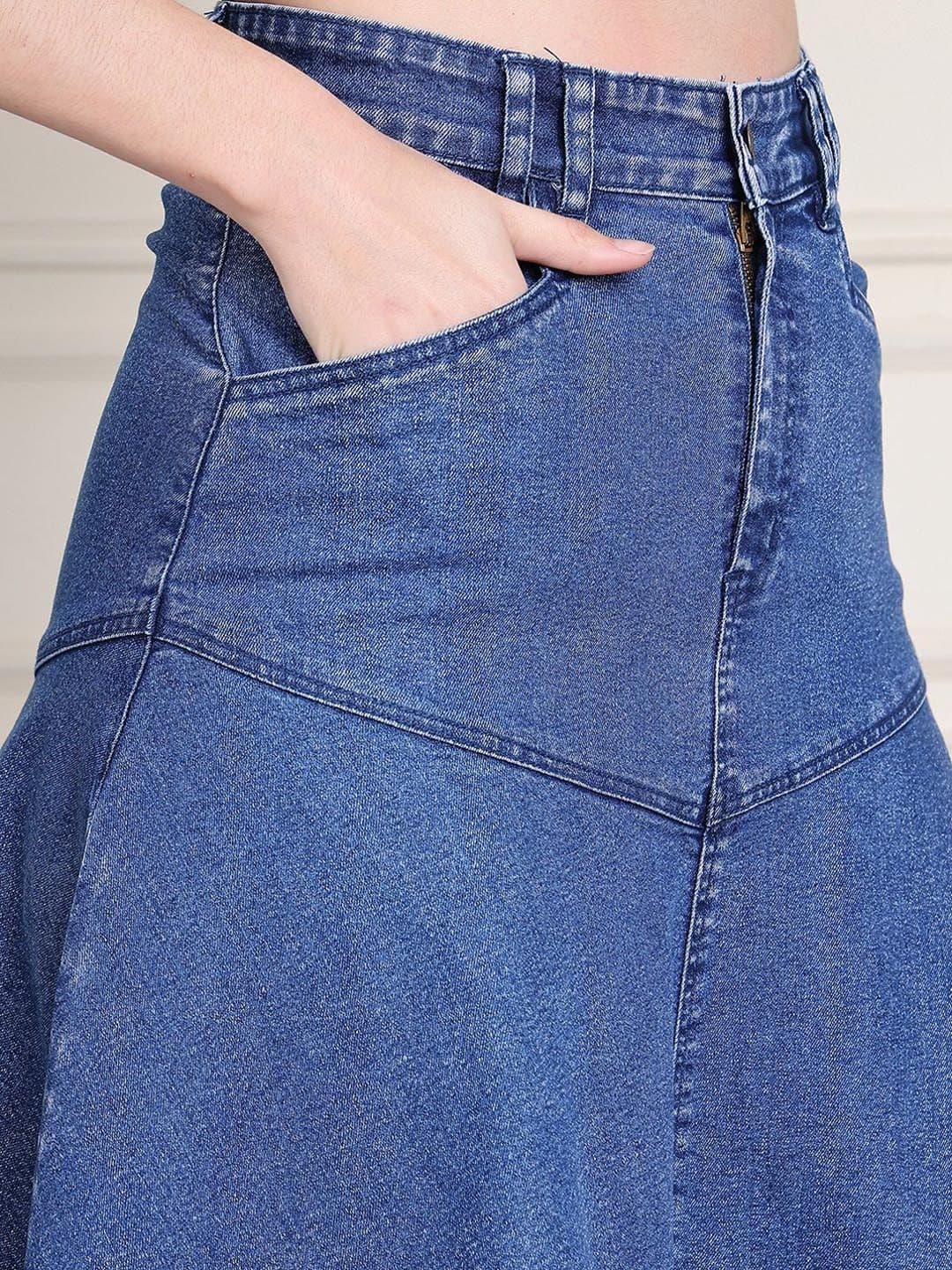 PUELLA Flared Knee Length Skirt thumbnail 5