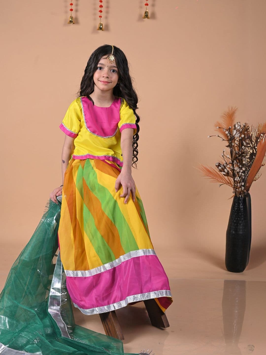 itsmycostume Girls Ready to Wear Lehenga & Blouse With Dupatta thumbnail 3