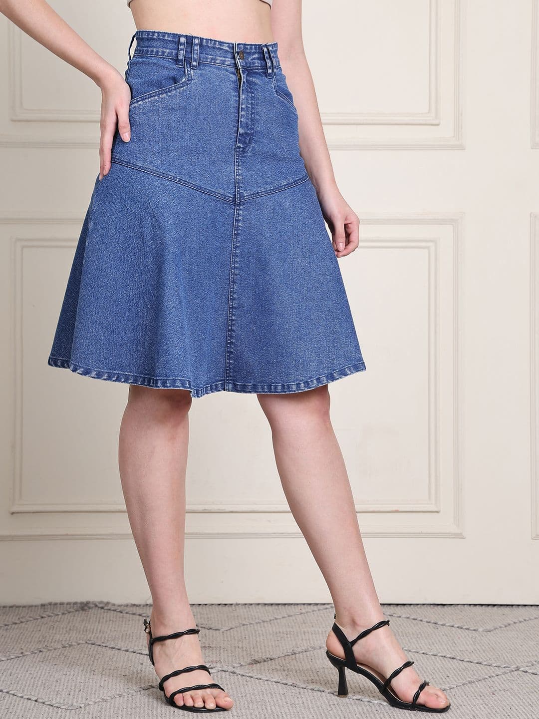 PUELLA Flared Knee Length Skirt thumbnail 4
