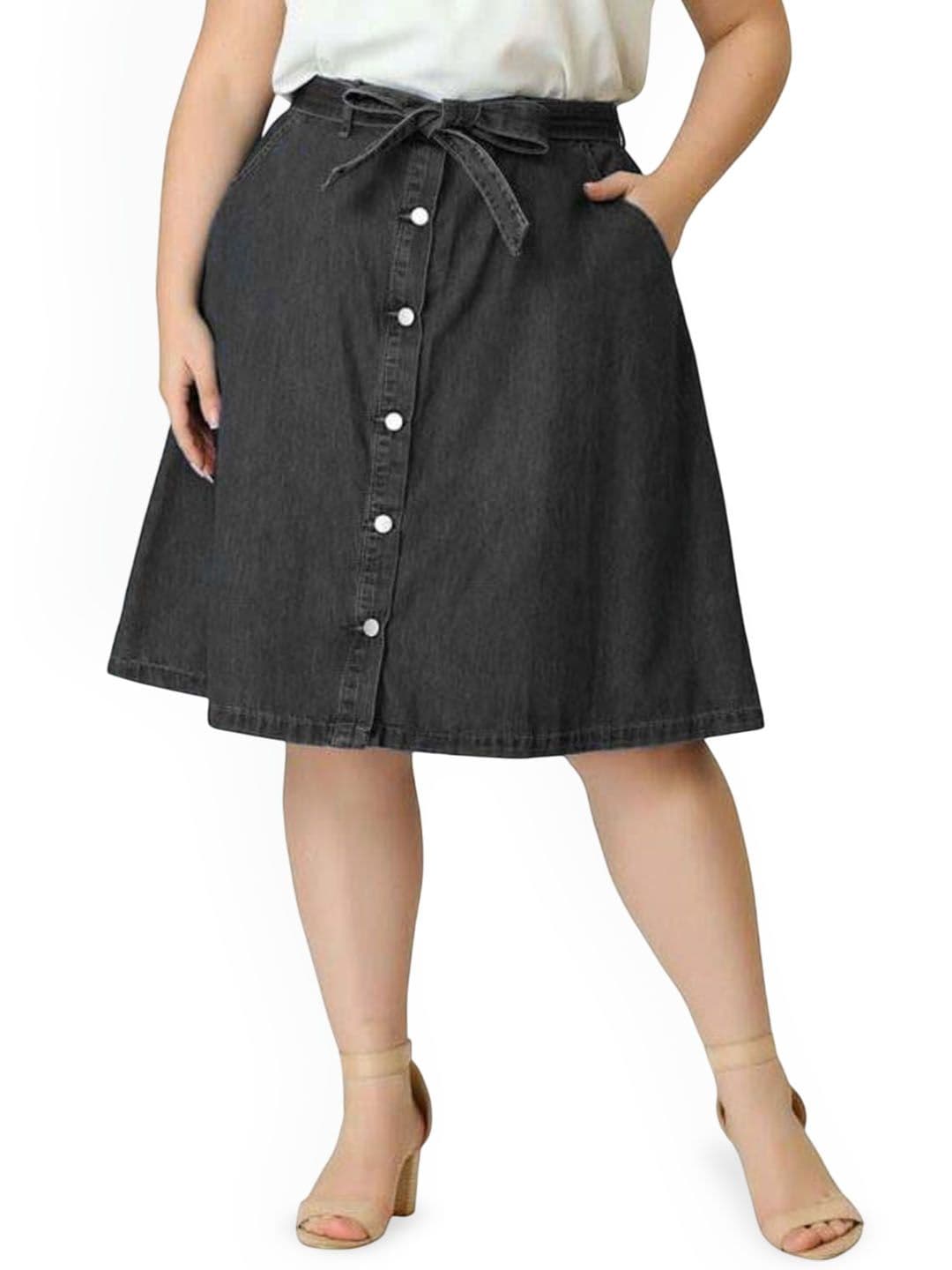Tripursundari Fashion A-Line Midi Skirt - view 1