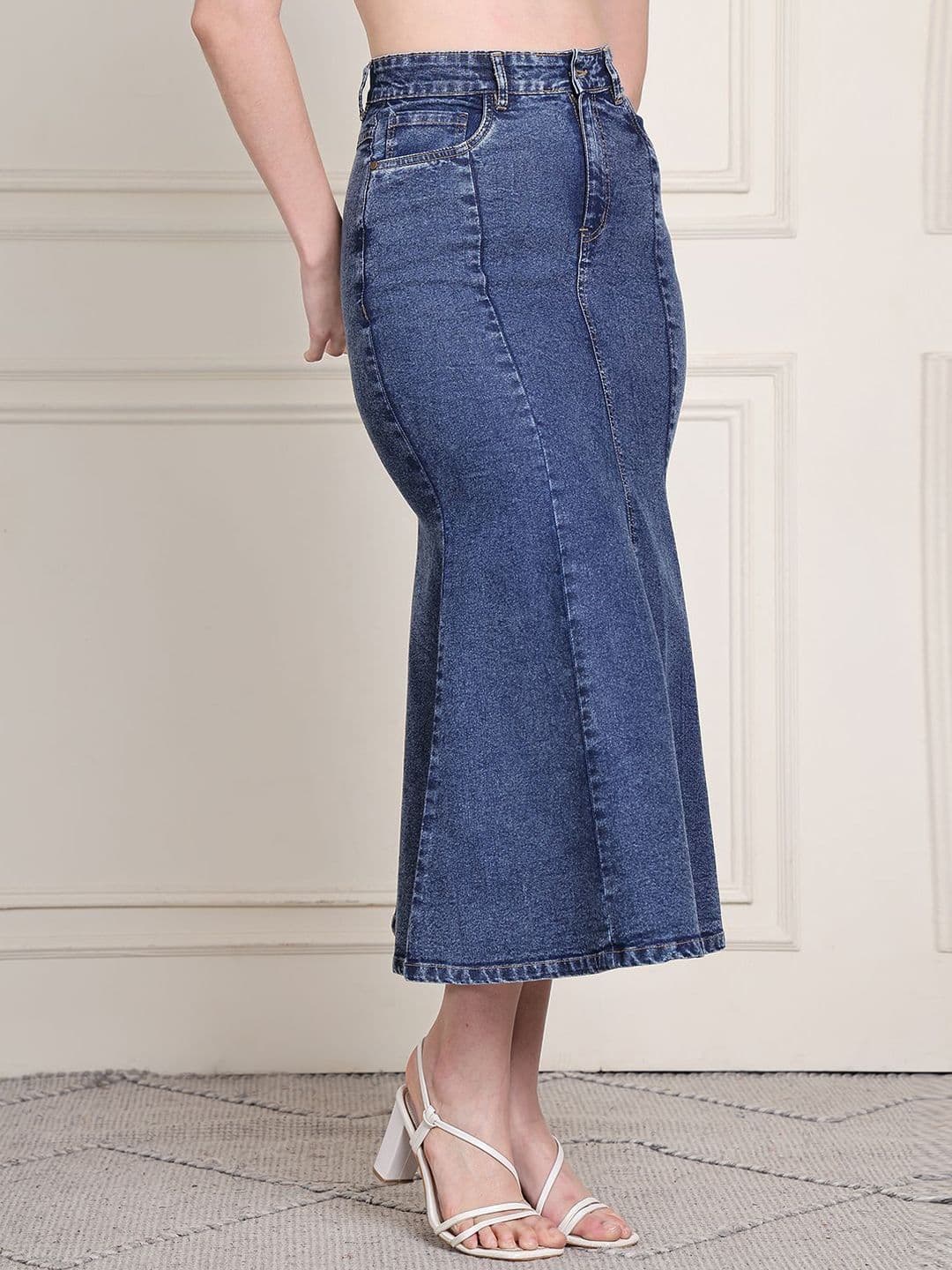 PUELLA Flared Midi Skirt thumbnail 5