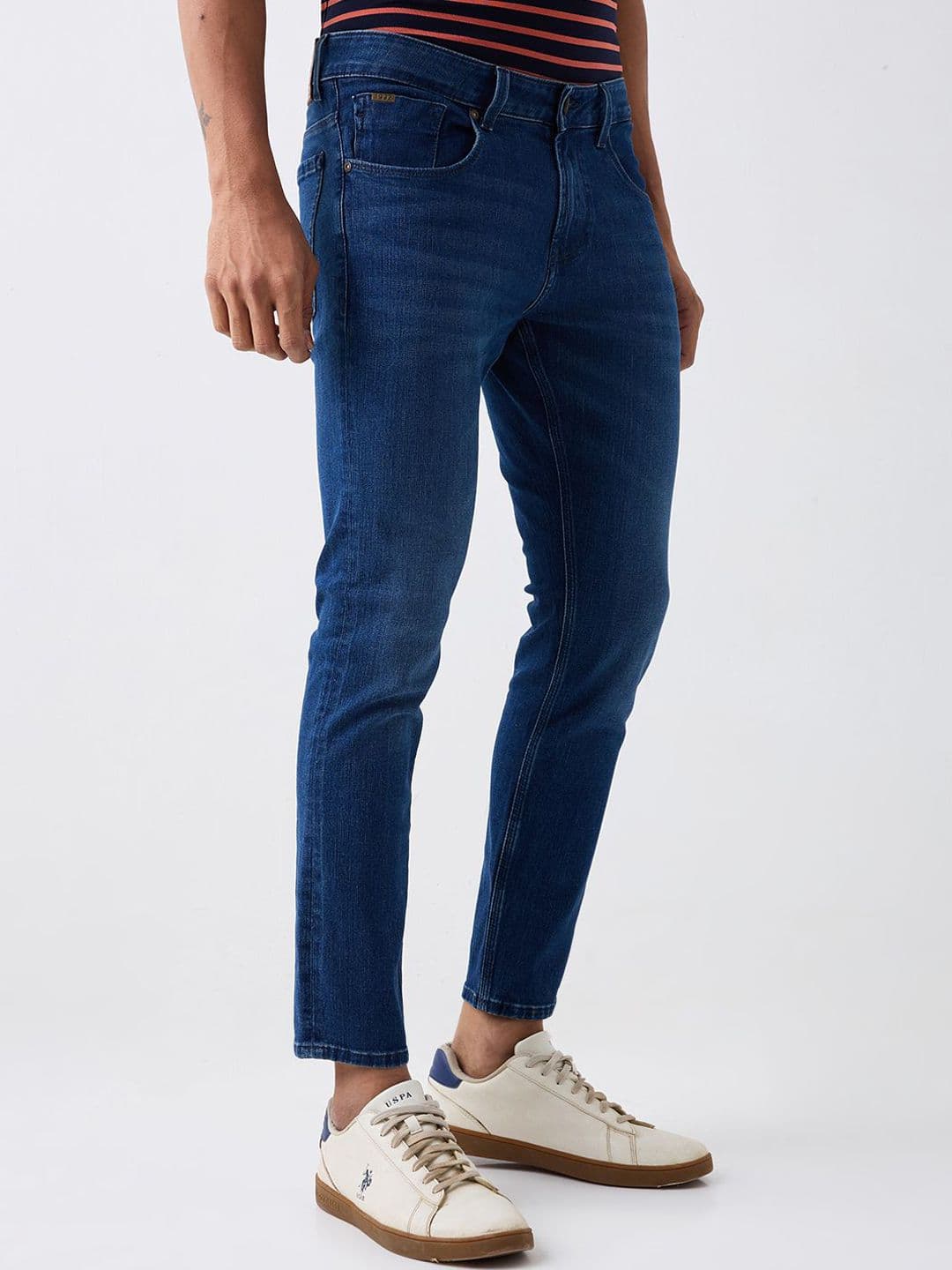 SPYKAR Men Slim Fit Mid-Rise Light Fade Jeans thumbnail 7