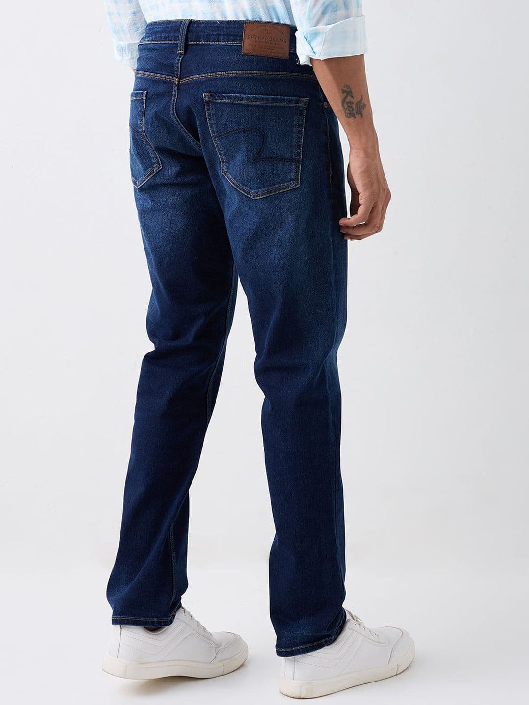SPYKAR Men Rover fit, Mid-Rise, Regular Fit  Light Fade Jeans thumbnail 6