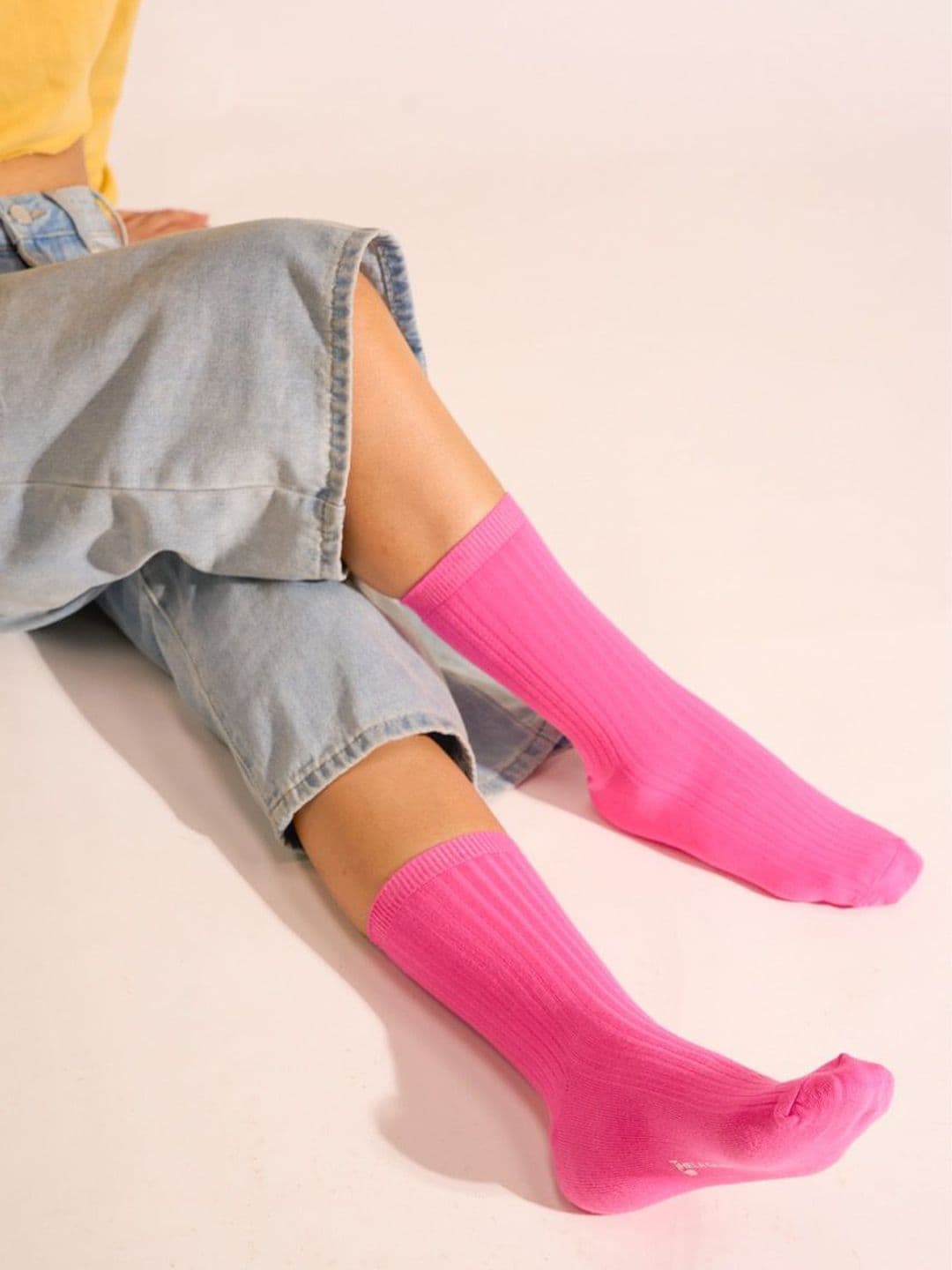 Thela Gaadi Pack Of 2 Ribbed Calf Length Socks thumbnail 7