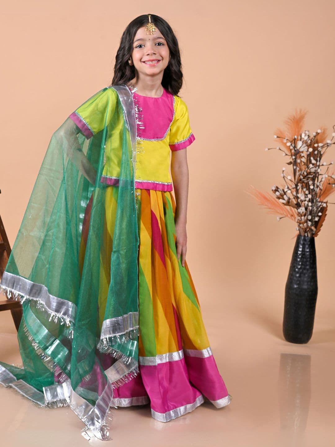 itsmycostume Girls Ready to Wear Lehenga & Blouse With Dupatta - view 1