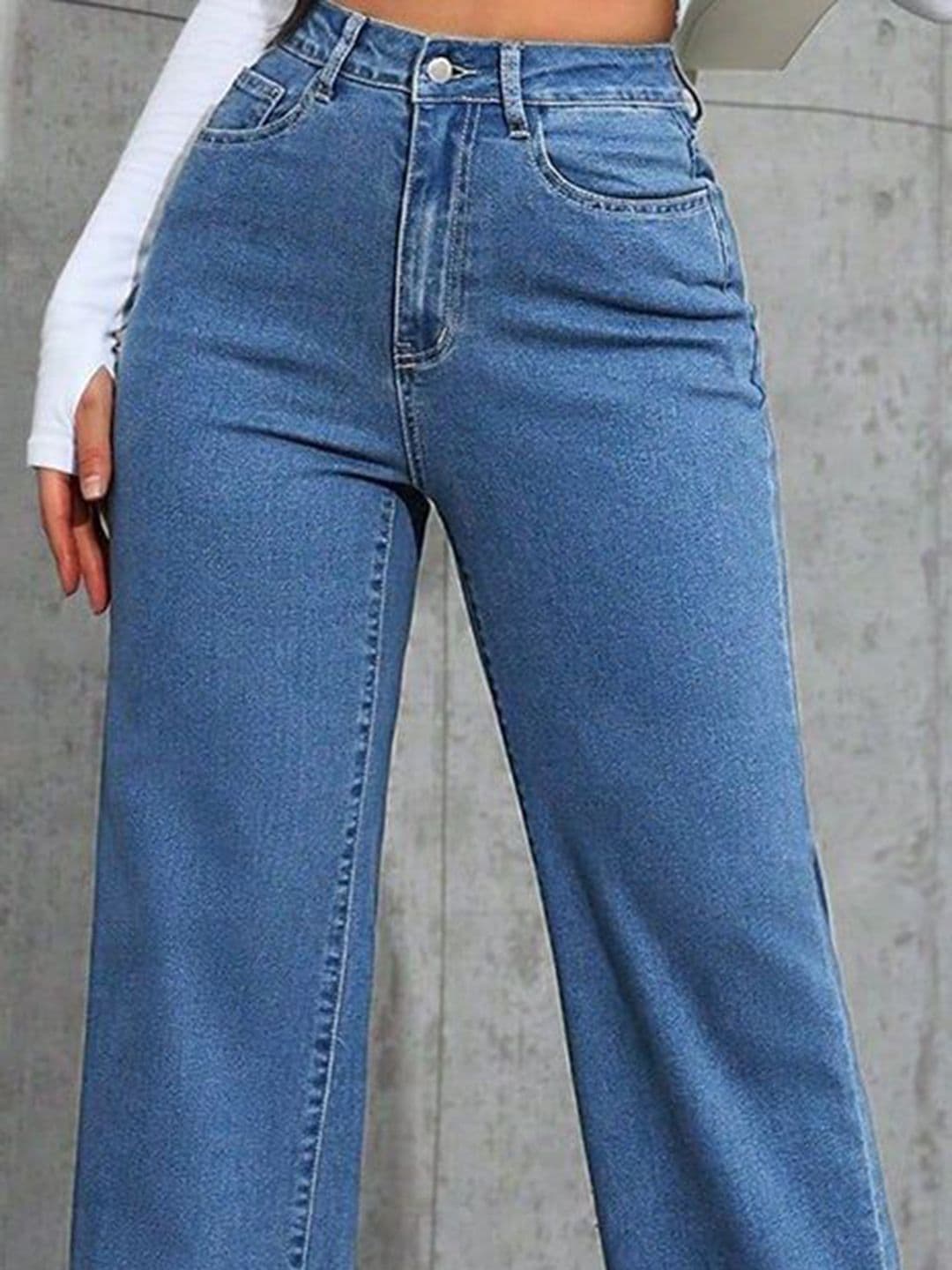 VBEAUTI Women Jean Boyfriend Fit High-Rise Stretchable Jeans thumbnail 3
