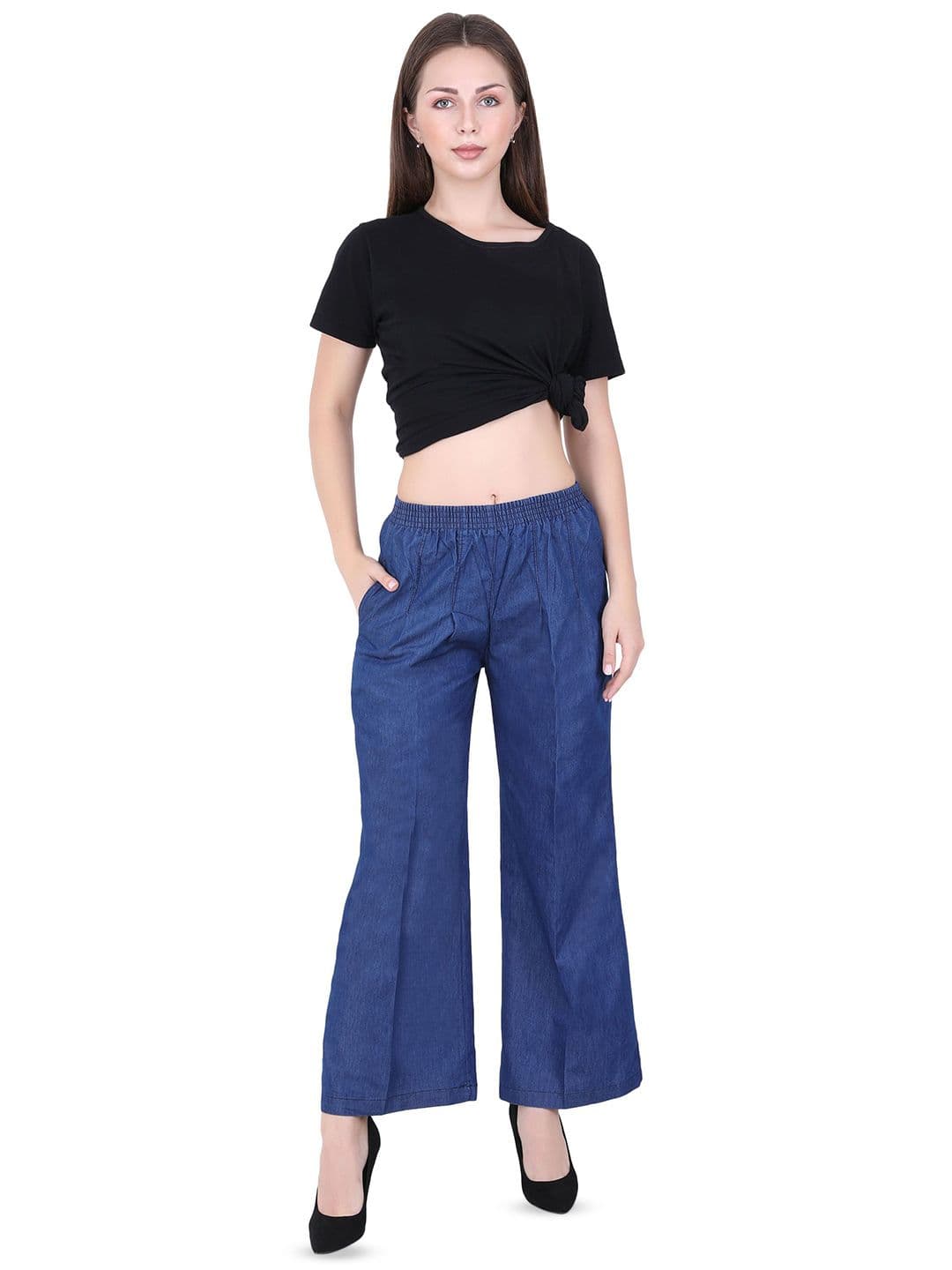 MM-21 Women Knitted Palazzos thumbnail 4