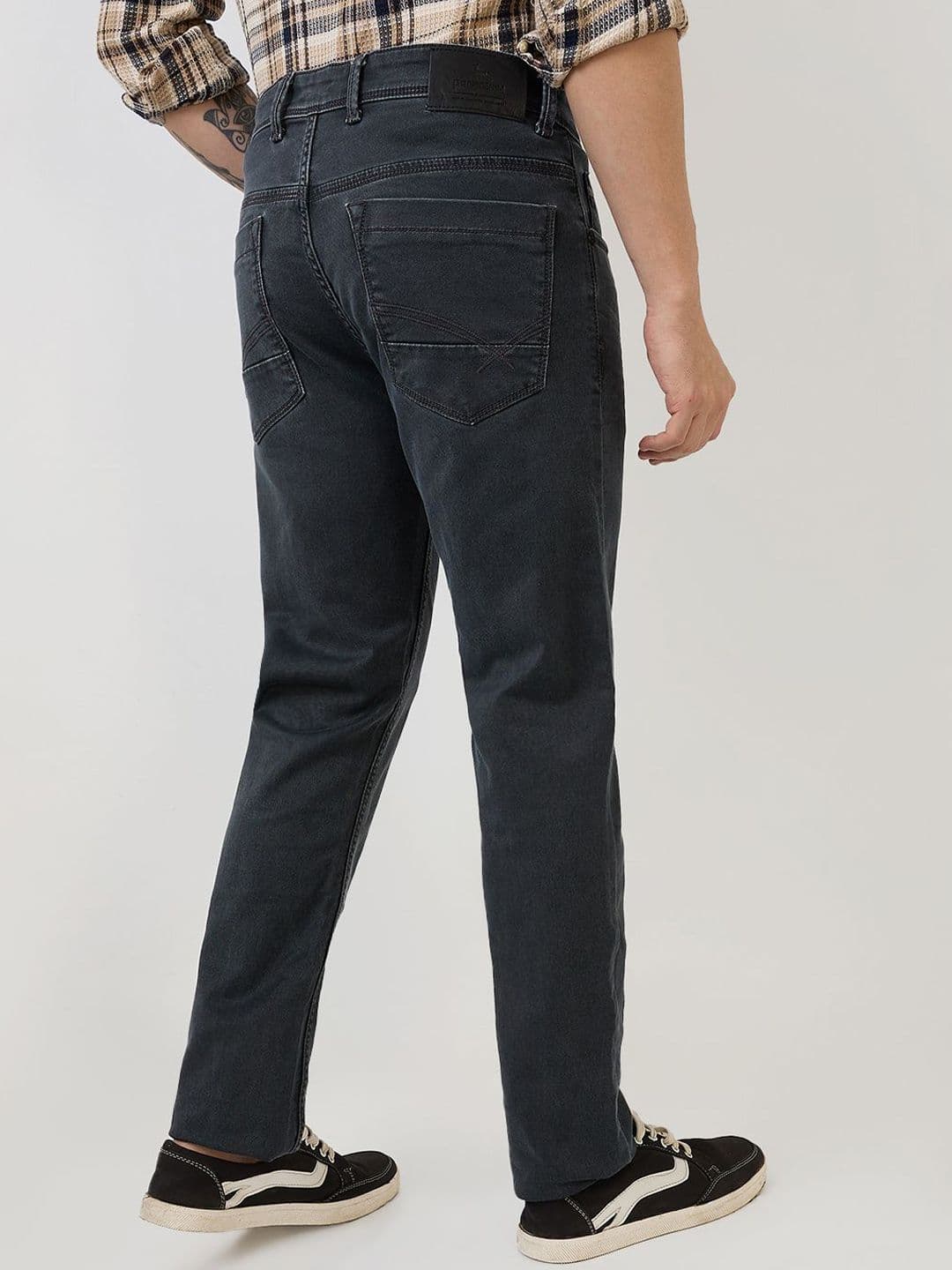 Parx Men Tapered Fit Low-Rise Cotton Jeans thumbnail 6
