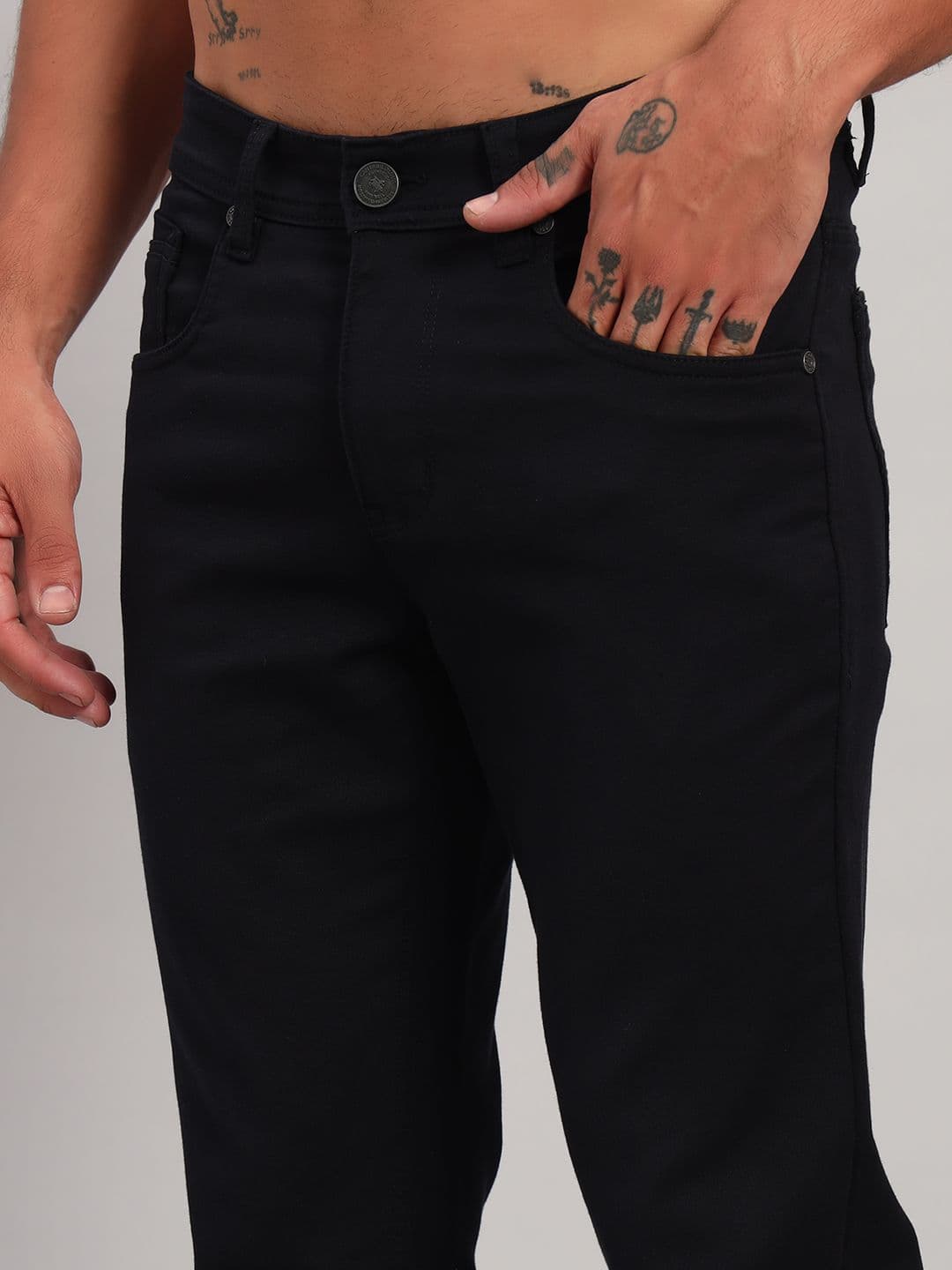 Cantabil Men Original Regular Fit Mid-Rise Jeans thumbnail 5