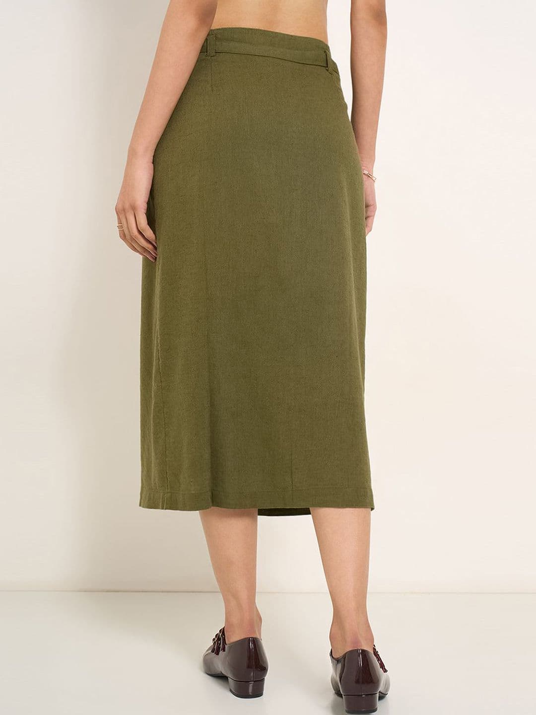 Annabelle by Pantaloons A-Line Midi Skirt thumbnail 5