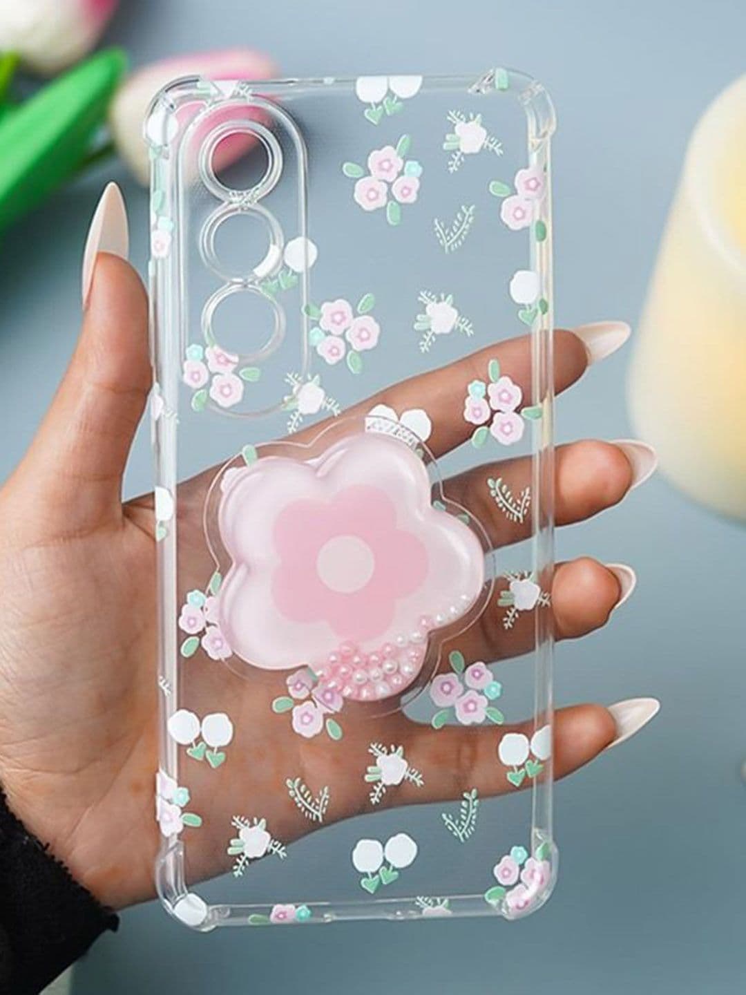 PEEPERLY Floral Printed OnePlus Nord CE4 5G Back Case Mobile Accessories thumbnail 2
