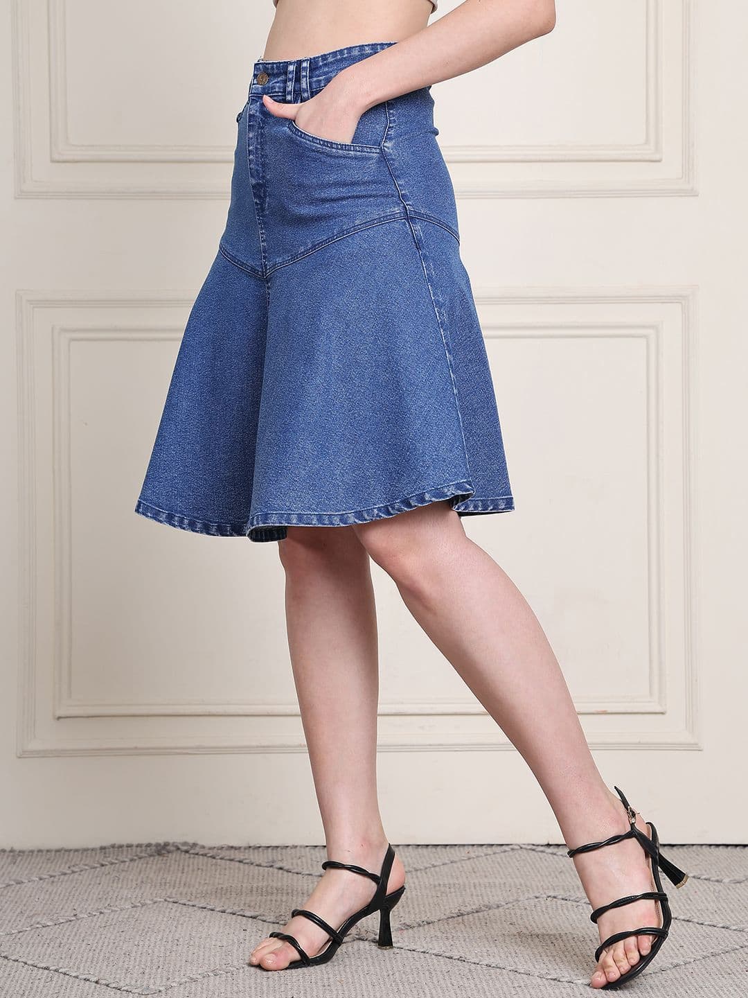 PUELLA Flared Knee Length Skirt thumbnail 3