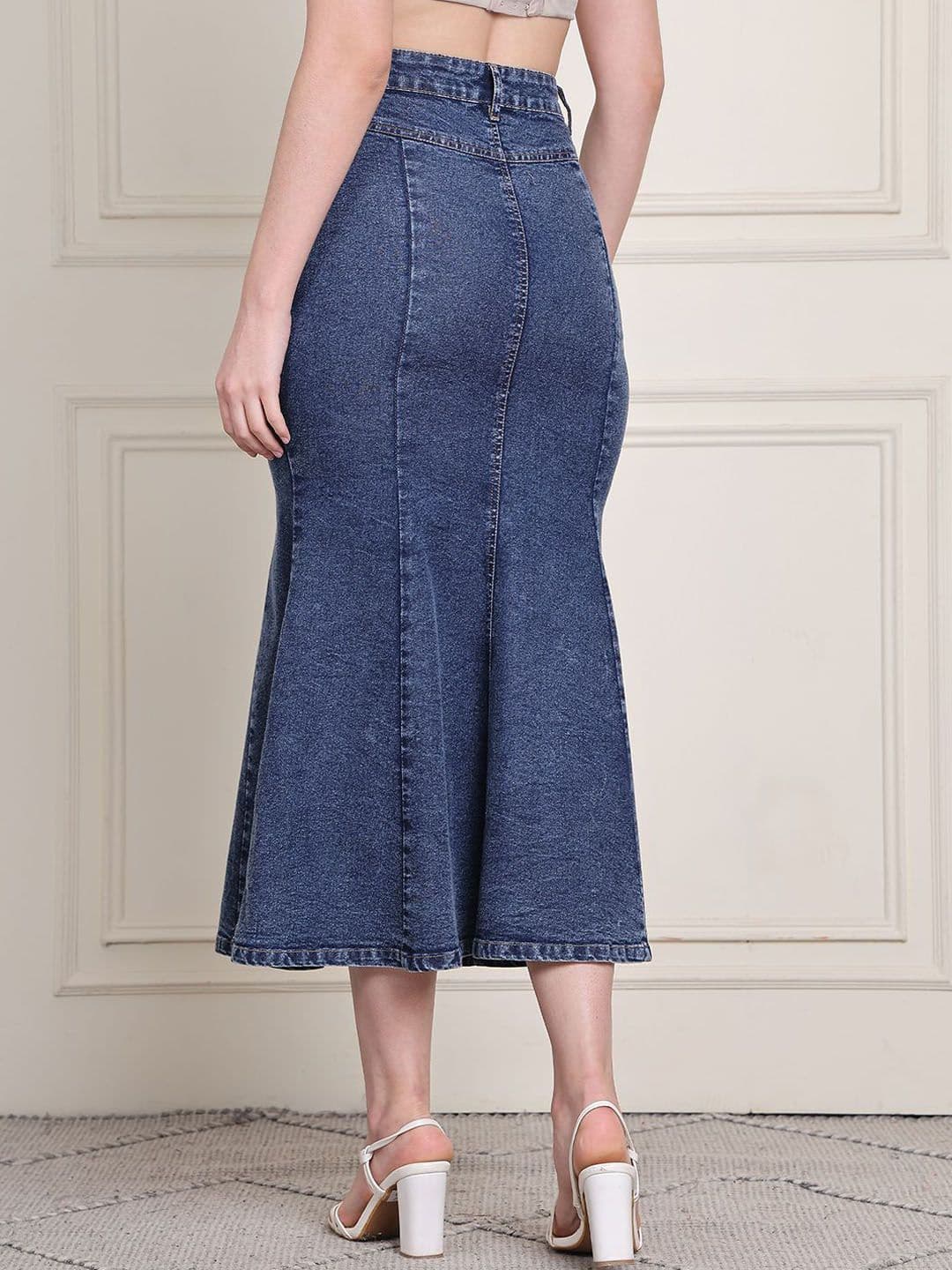 PUELLA Flared Midi Skirt thumbnail 4