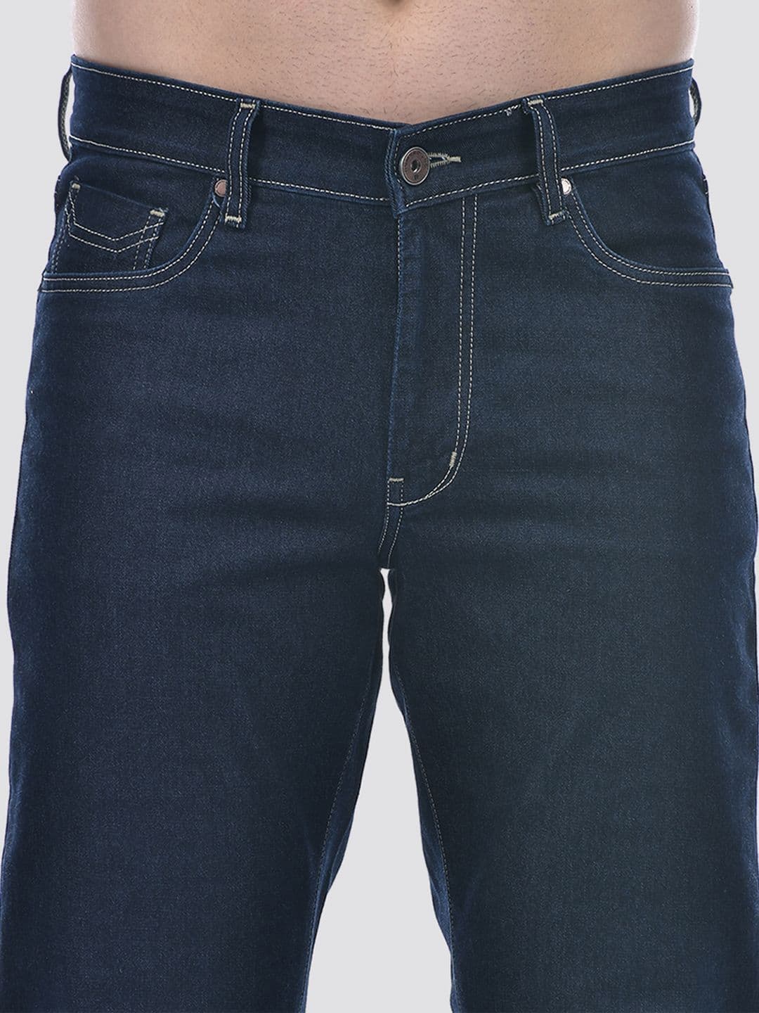 Numero Uno Men Regular Fit Mid-Rise Clean Look Stretchable Jeans thumbnail 2