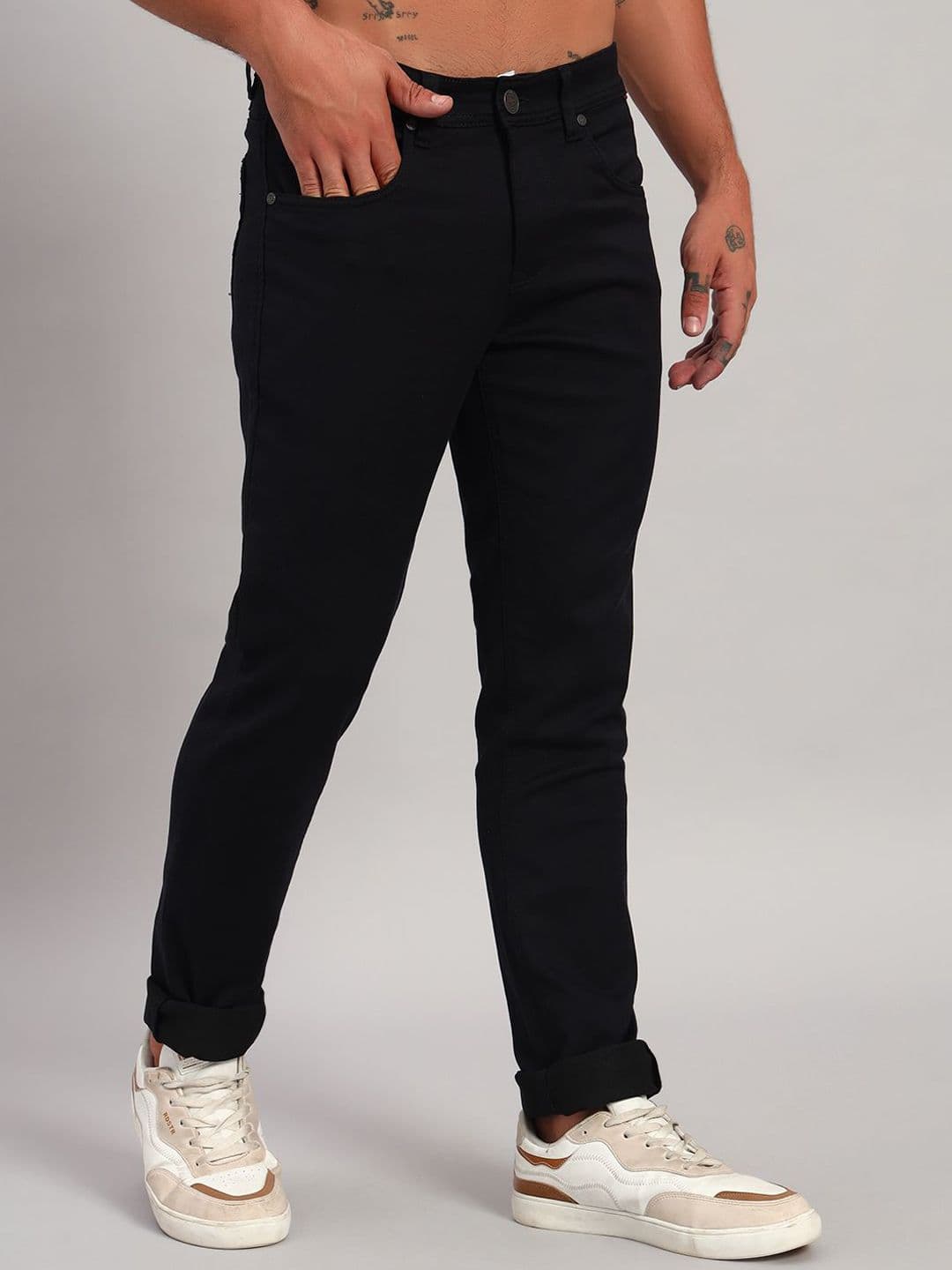 Cantabil Men Original Regular Fit Mid-Rise Jeans thumbnail 3