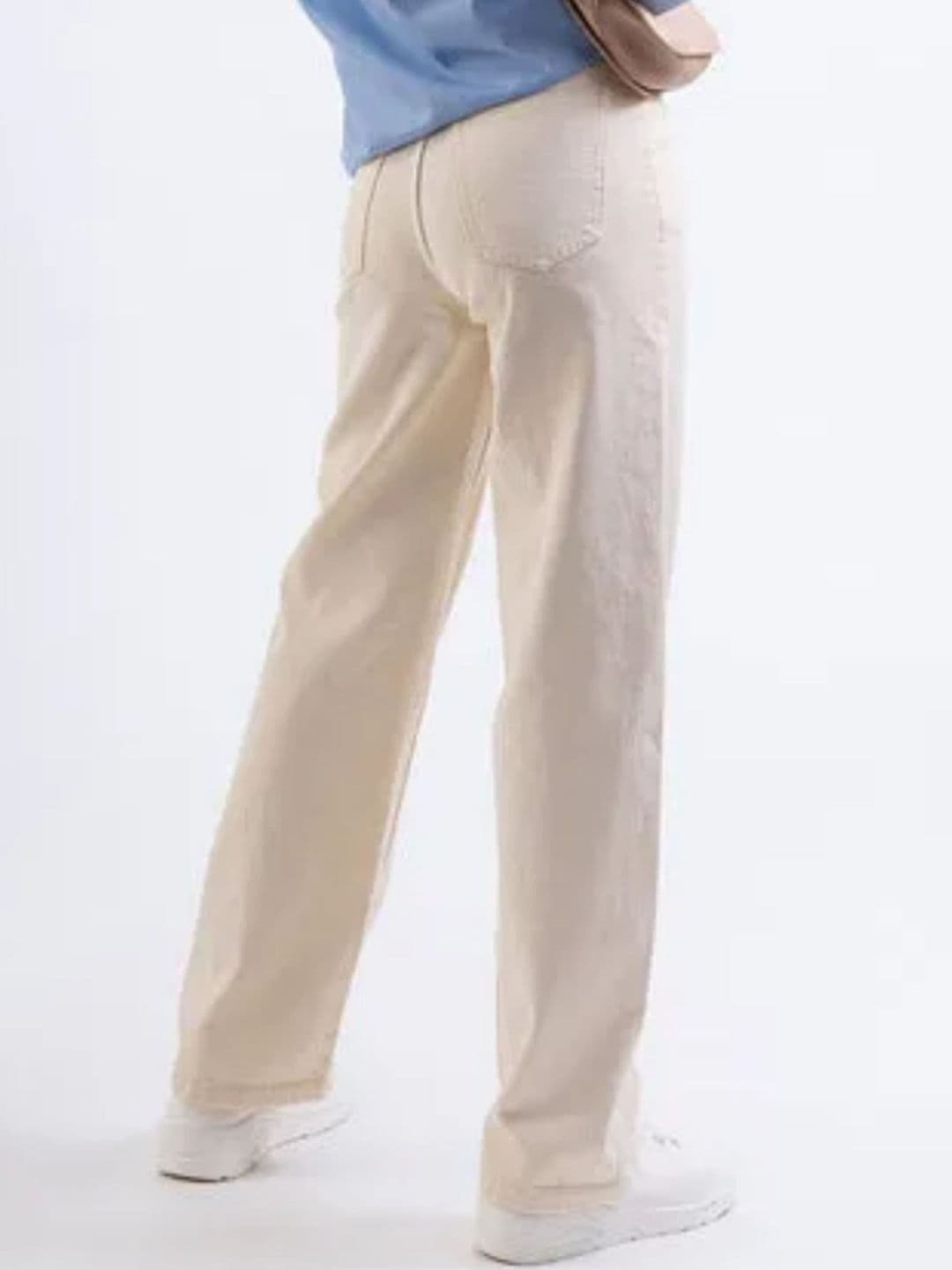 Z & G trends Women Wide Leg High-Rise Low Distress Jeans thumbnail 4