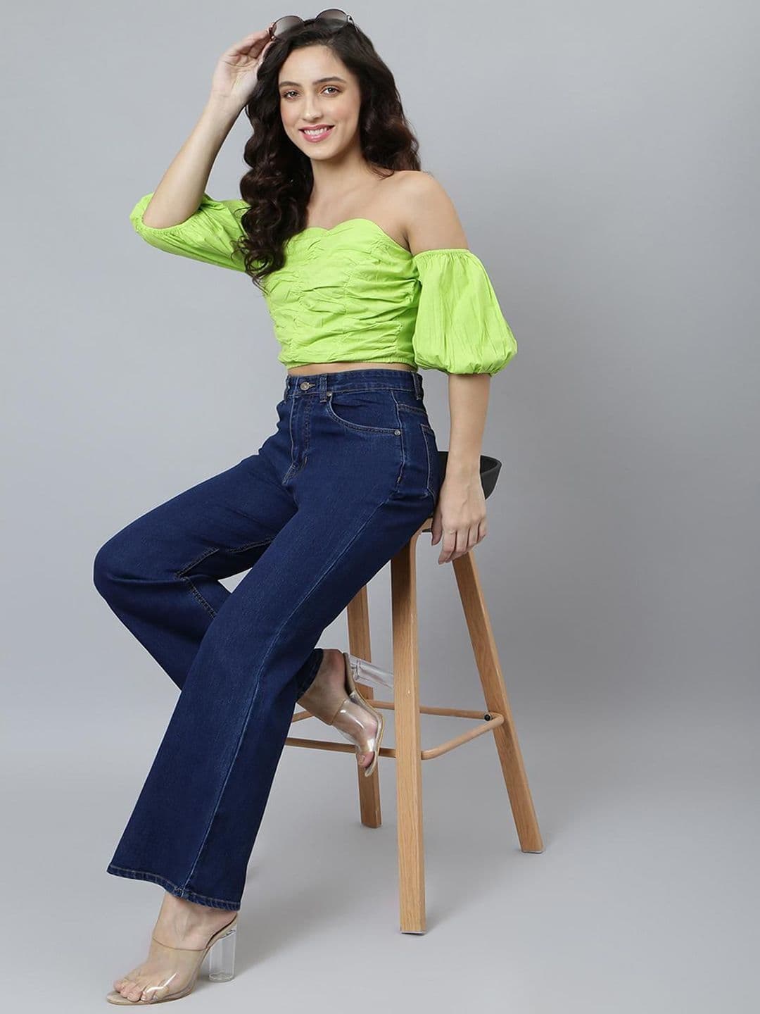 Aadvi Fashion Women Original Relaxed Fit High-Rise Stretchable Jeans thumbnail 5