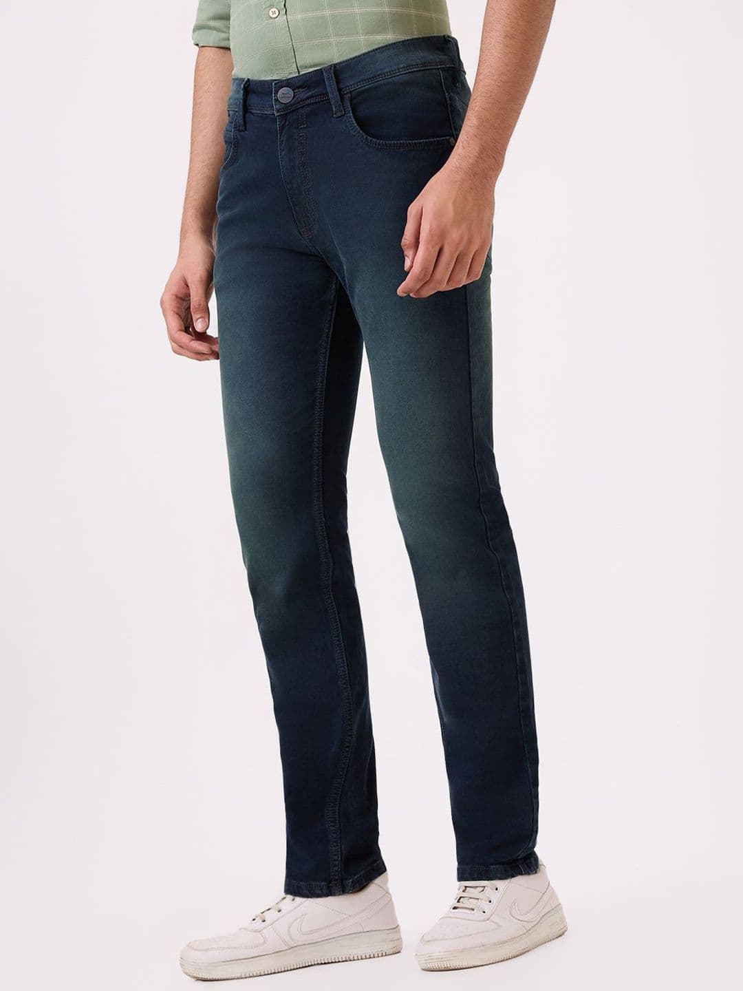 Park Avenue Men Slim Fit Mid-Rise Heavy Fade Jeans thumbnail 3