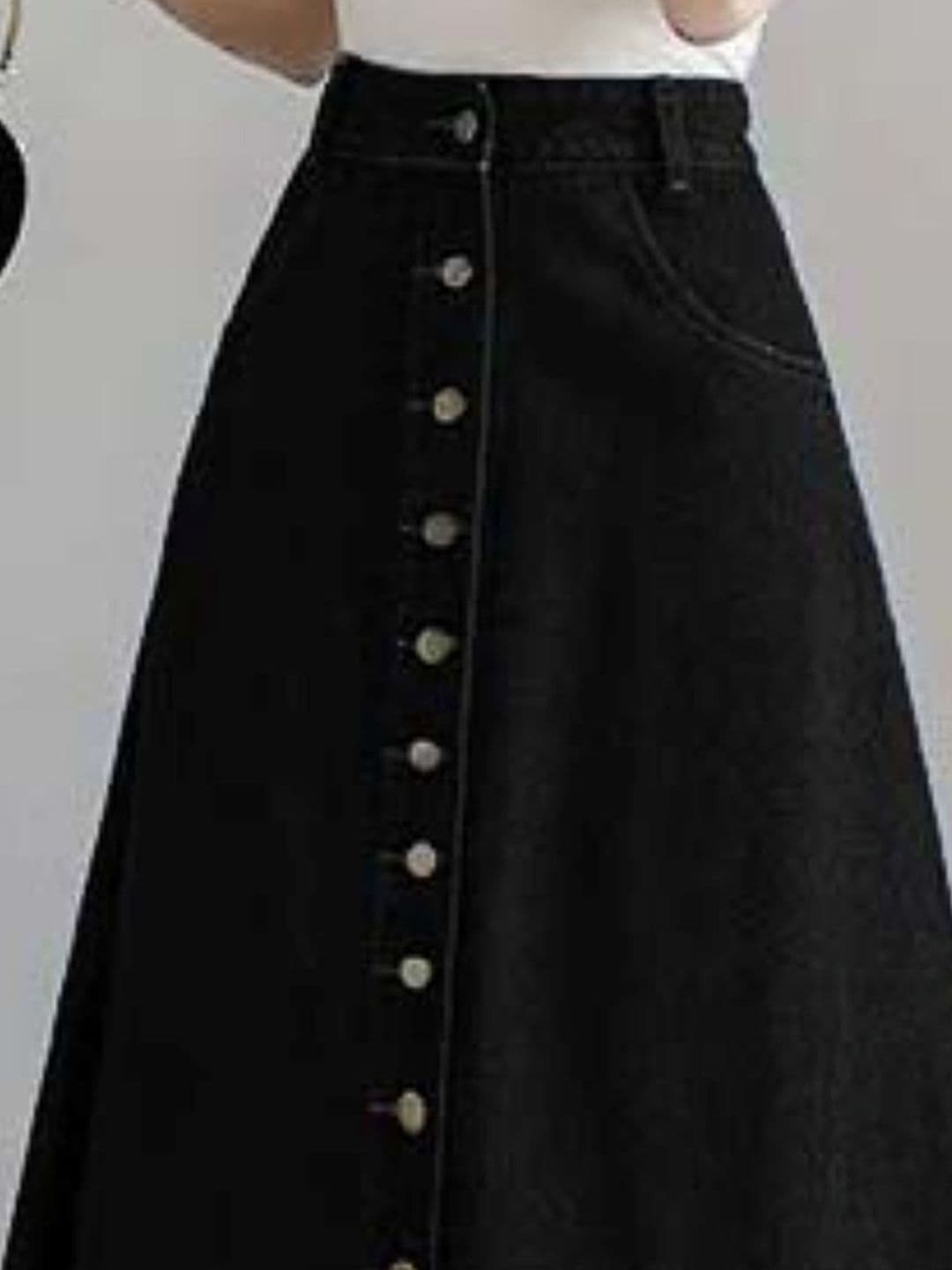 Tripursundari Fashion Open-Front A-Line Maxi Skirt thumbnail 3