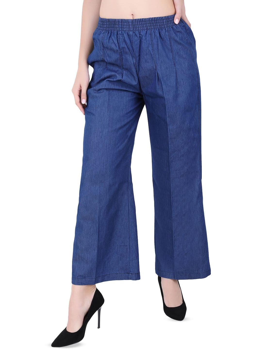 MM-21 Women Knitted Palazzos - view 1