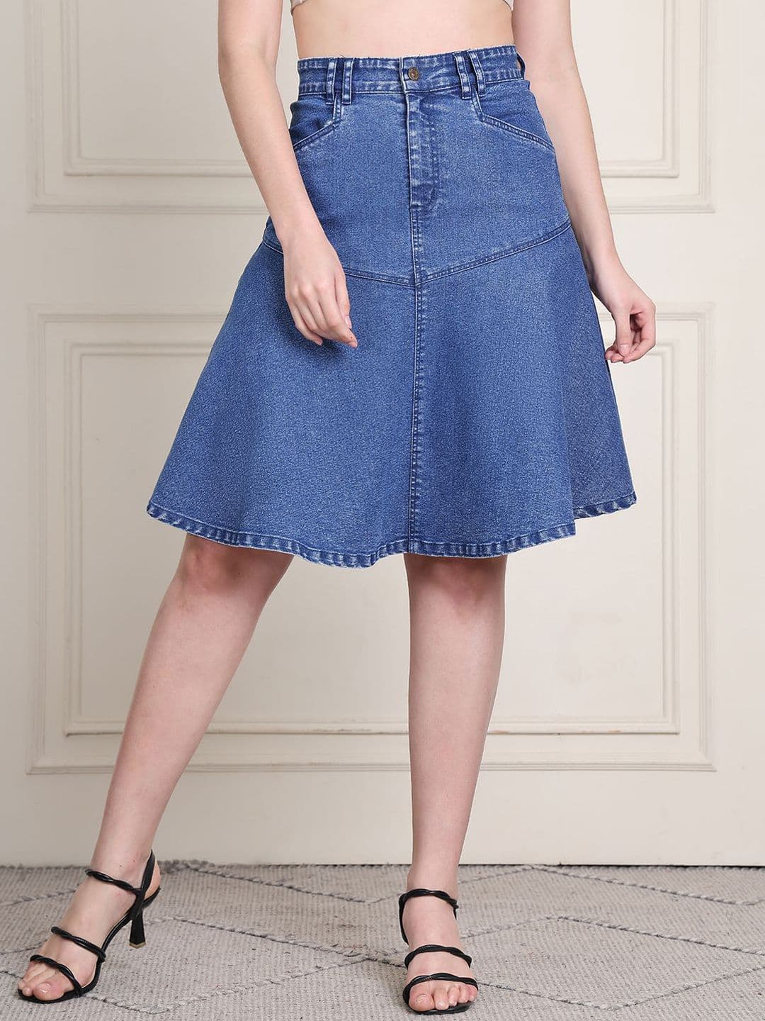 PUELLA Flared Knee Length Skirt - view 1