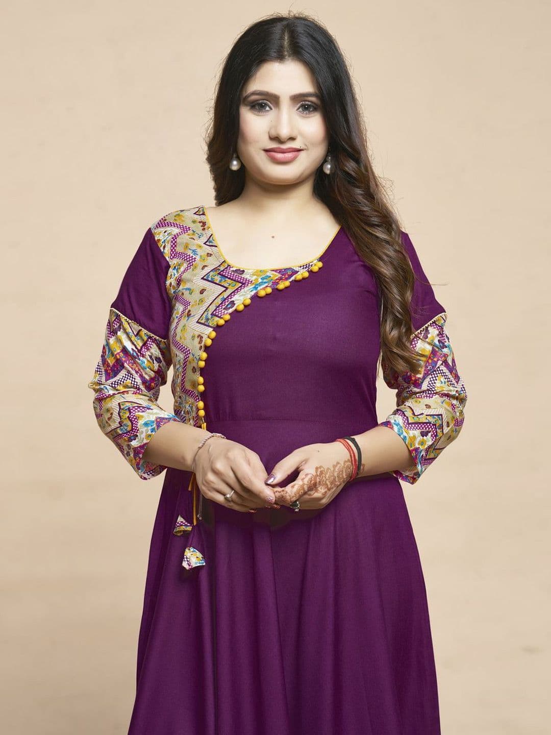 MEESORRA Printed Anarkali Ethnic Dress thumbnail 2