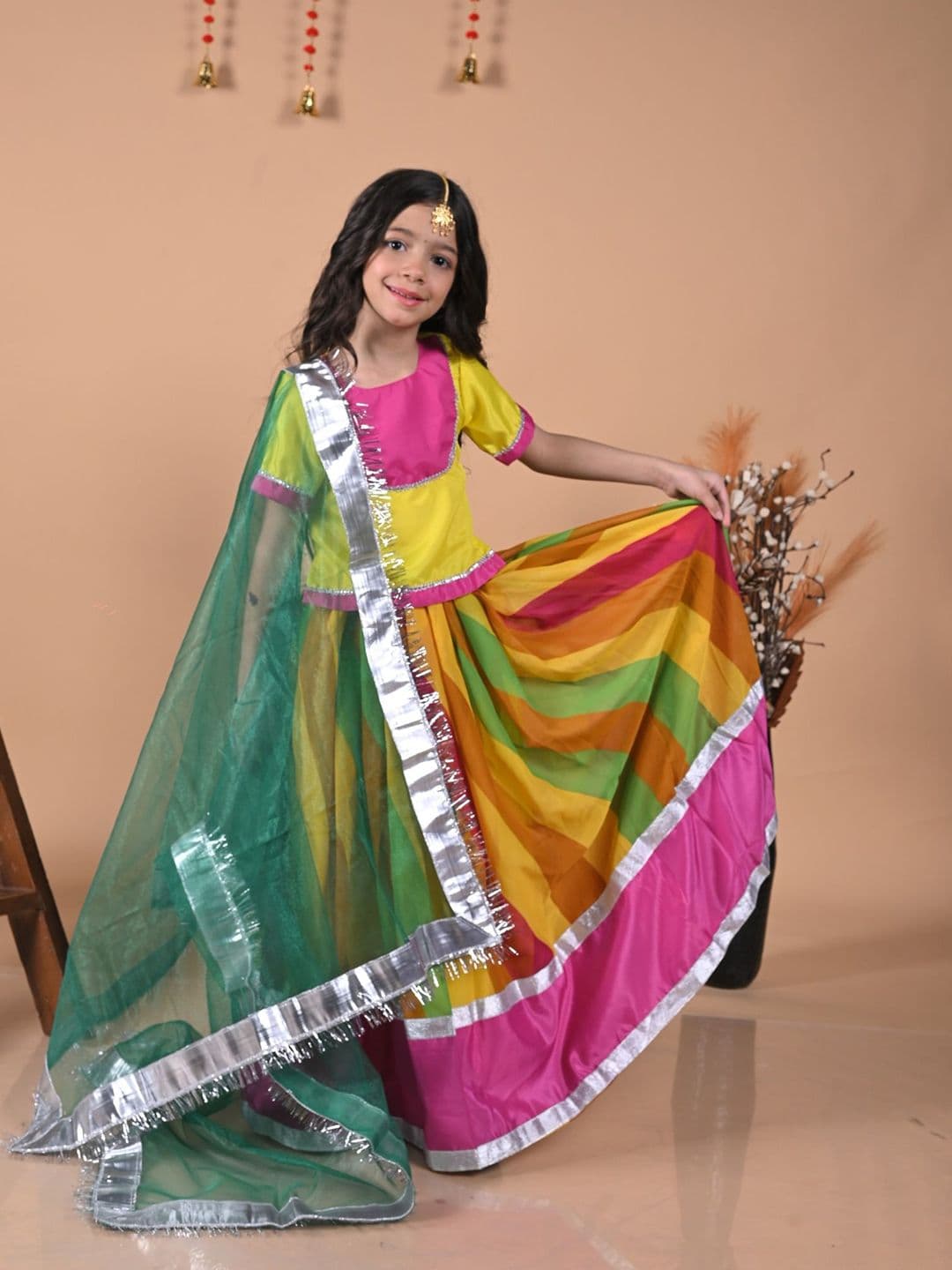 itsmycostume Girls Ready to Wear Lehenga & Blouse With Dupatta thumbnail 5